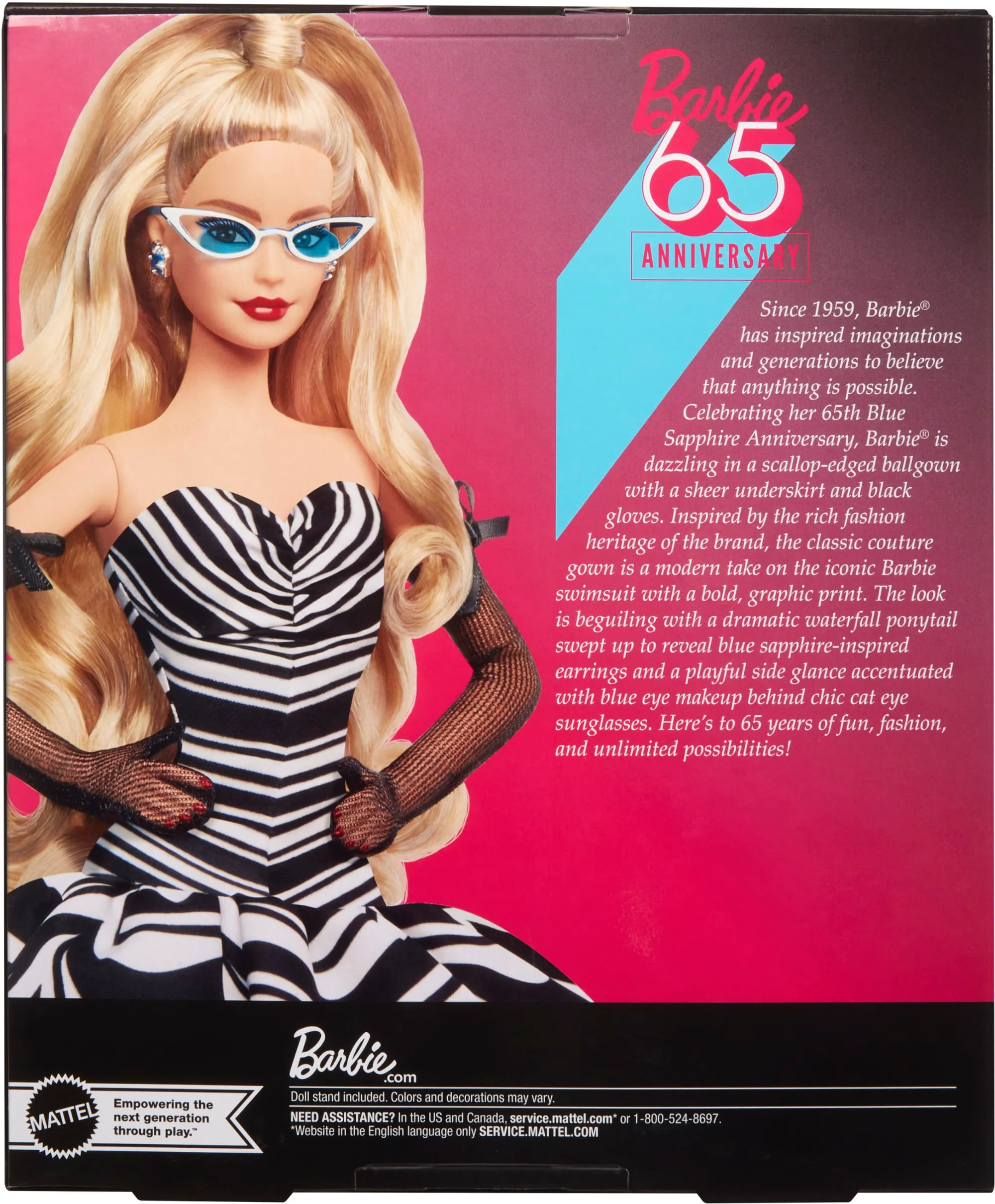 Barbie – Signature – 65E Anniversaire – Poupée de Collection, Blonde - Image 6