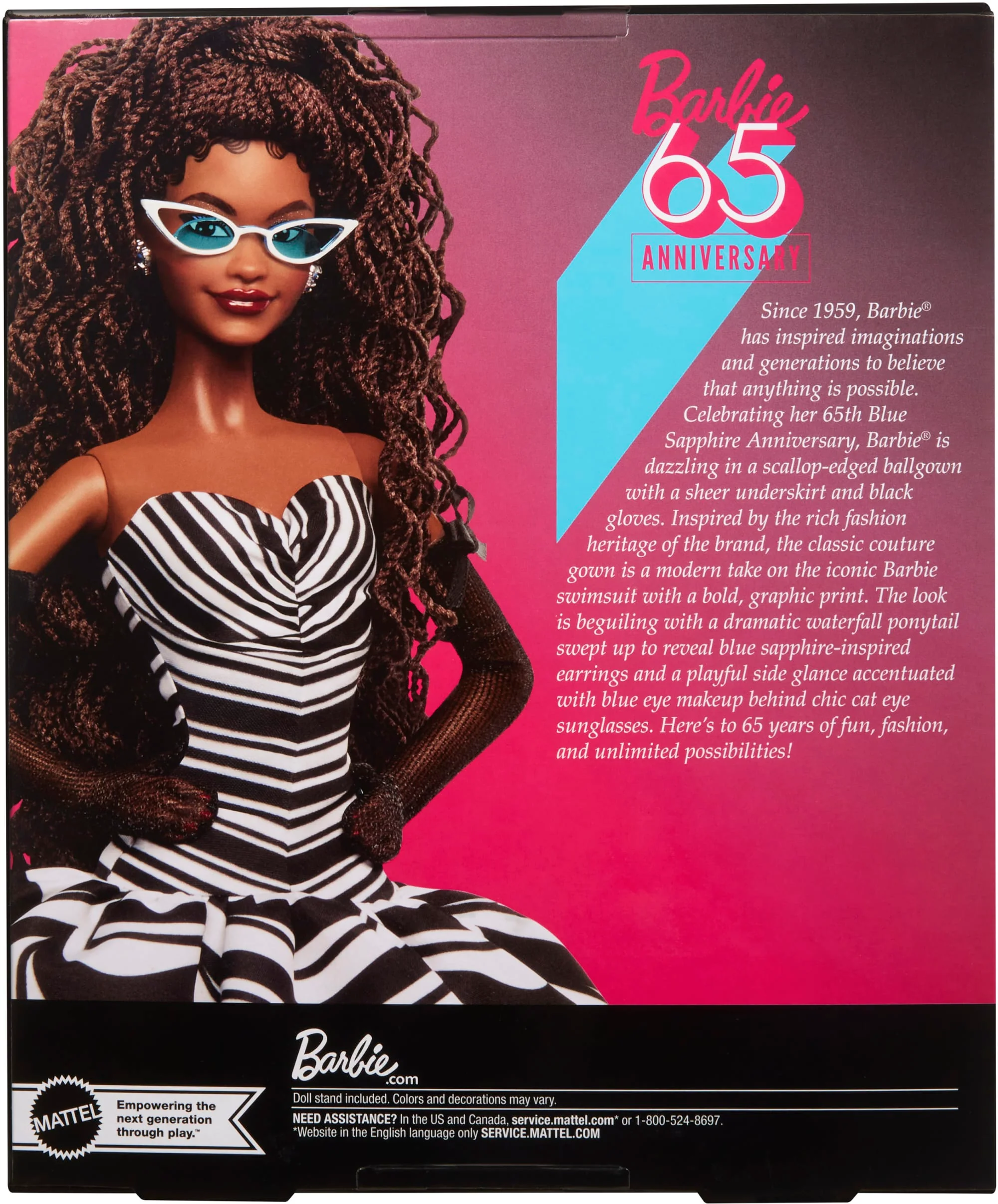 Barbie – Signature – 65E Anniversaire – Poupée de Collection Brunette - Image 6