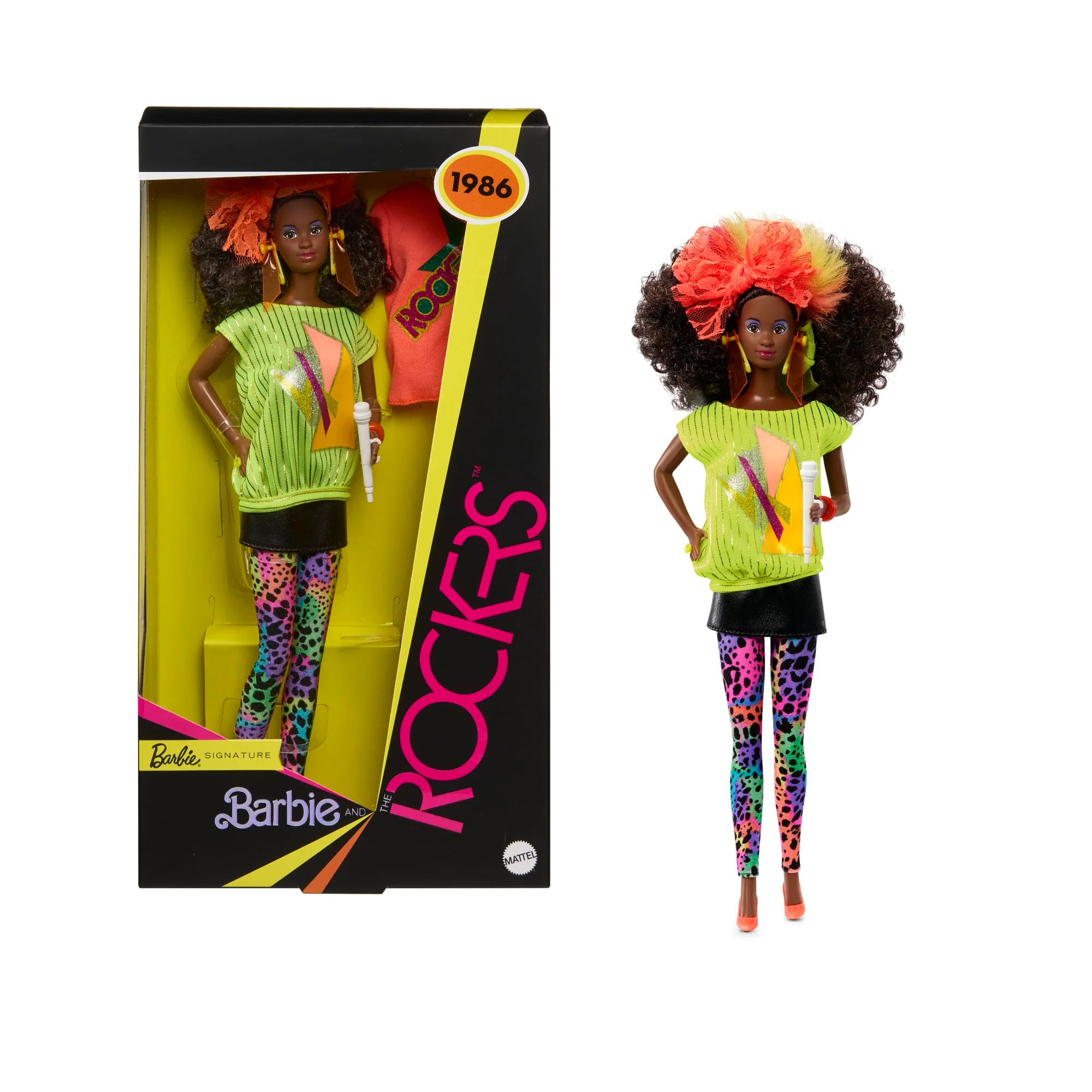 Barbie Signature Barbie And The Rockers Collectible Repro Deedee Doll, 40th Anniversary Of 1986 Line
