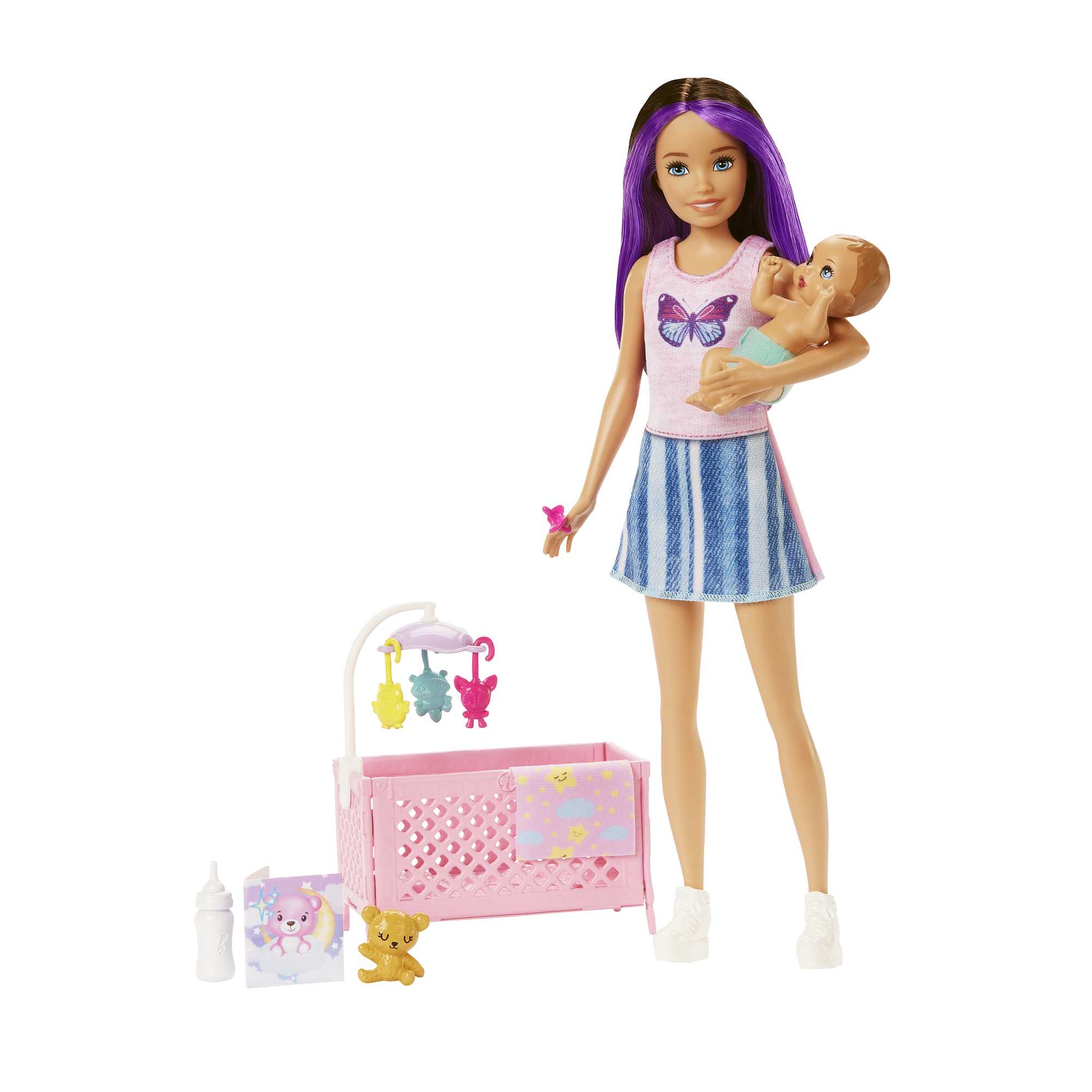 Barbie®-Skipper Baby-Sitter-Coffret Poupée et Accessoires