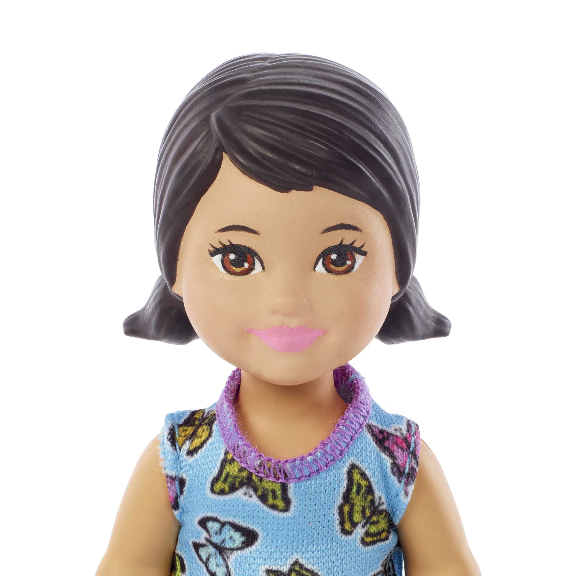 Barbie Small Doll And Accessories, Babysitters Inc. Set With Toilet And 5 Pieces - Image 3