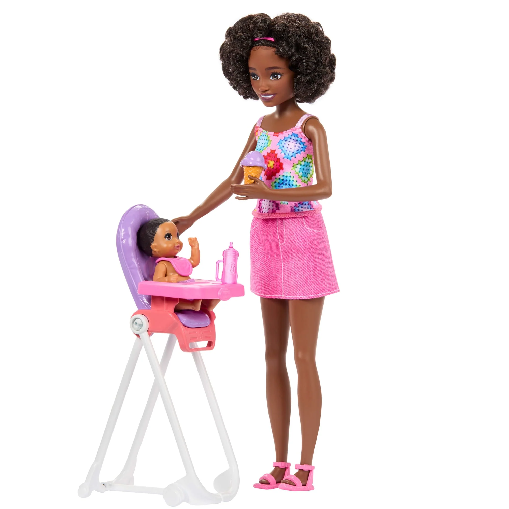 Barbie Skipper Babysitters inc. Playset With Skipper Doll, Toddler Doll, High Chair & 8 Accessories - Image 2