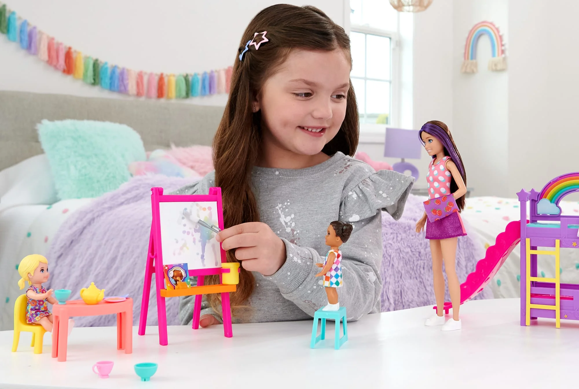 Barbie Skipper Babysitters inc. Ultimate Daycare Playset With 3 Dolls, Furniture & 15+ Accessories - Image 2