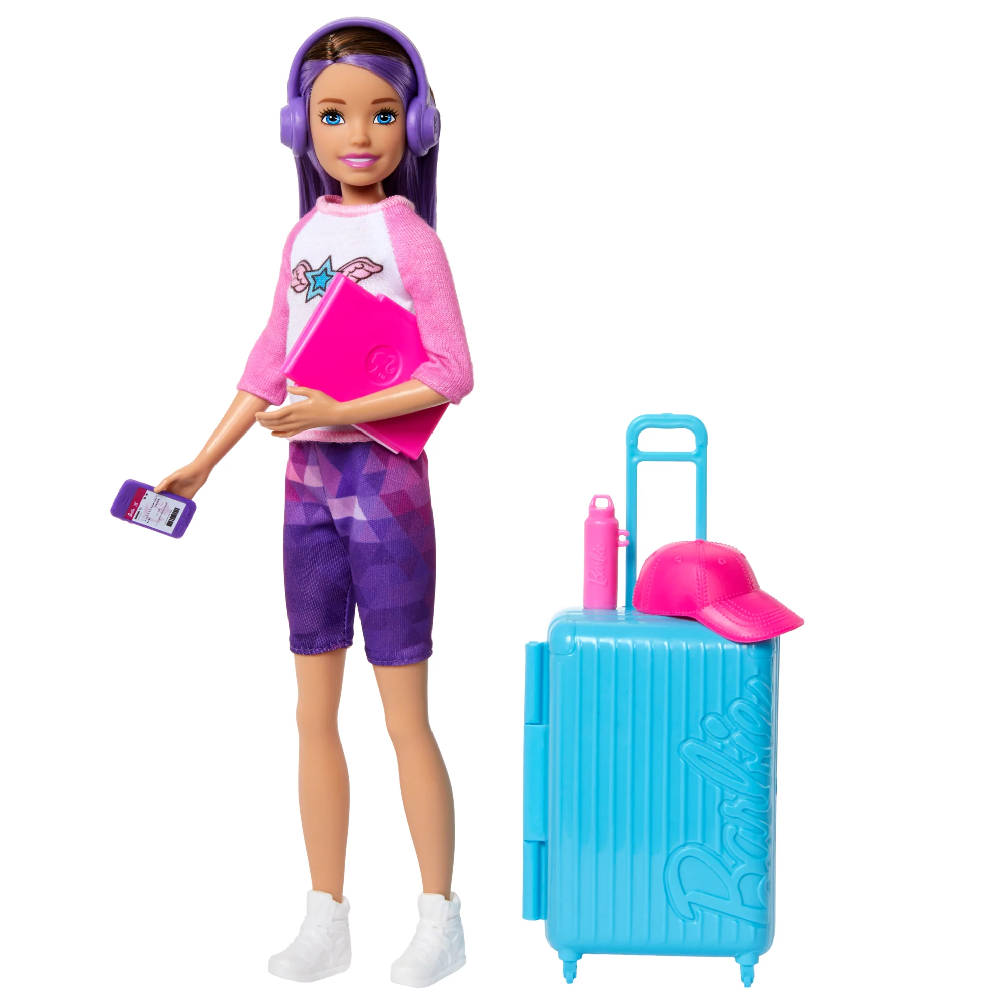 Barbie  Skipper  Poupée et 10Accessoires  Coffret Voyage - Image 3