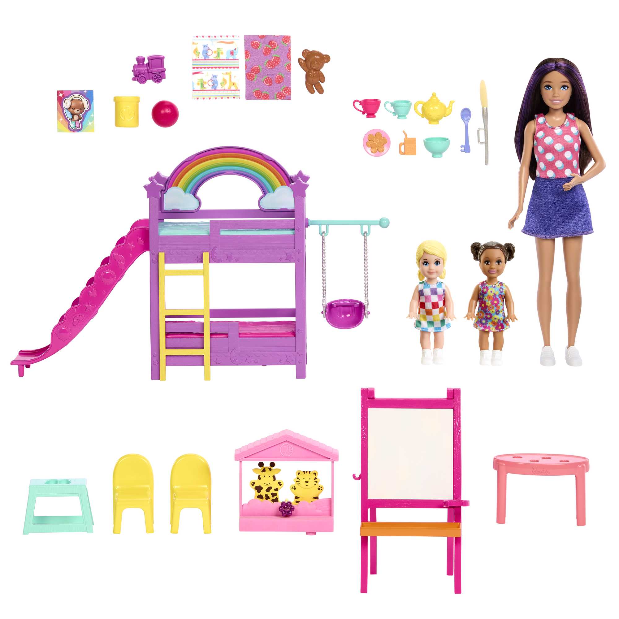 Barbie-Skipper Premiers Jobs Coffret Garderie-Poupées et Accessoires - Image 3