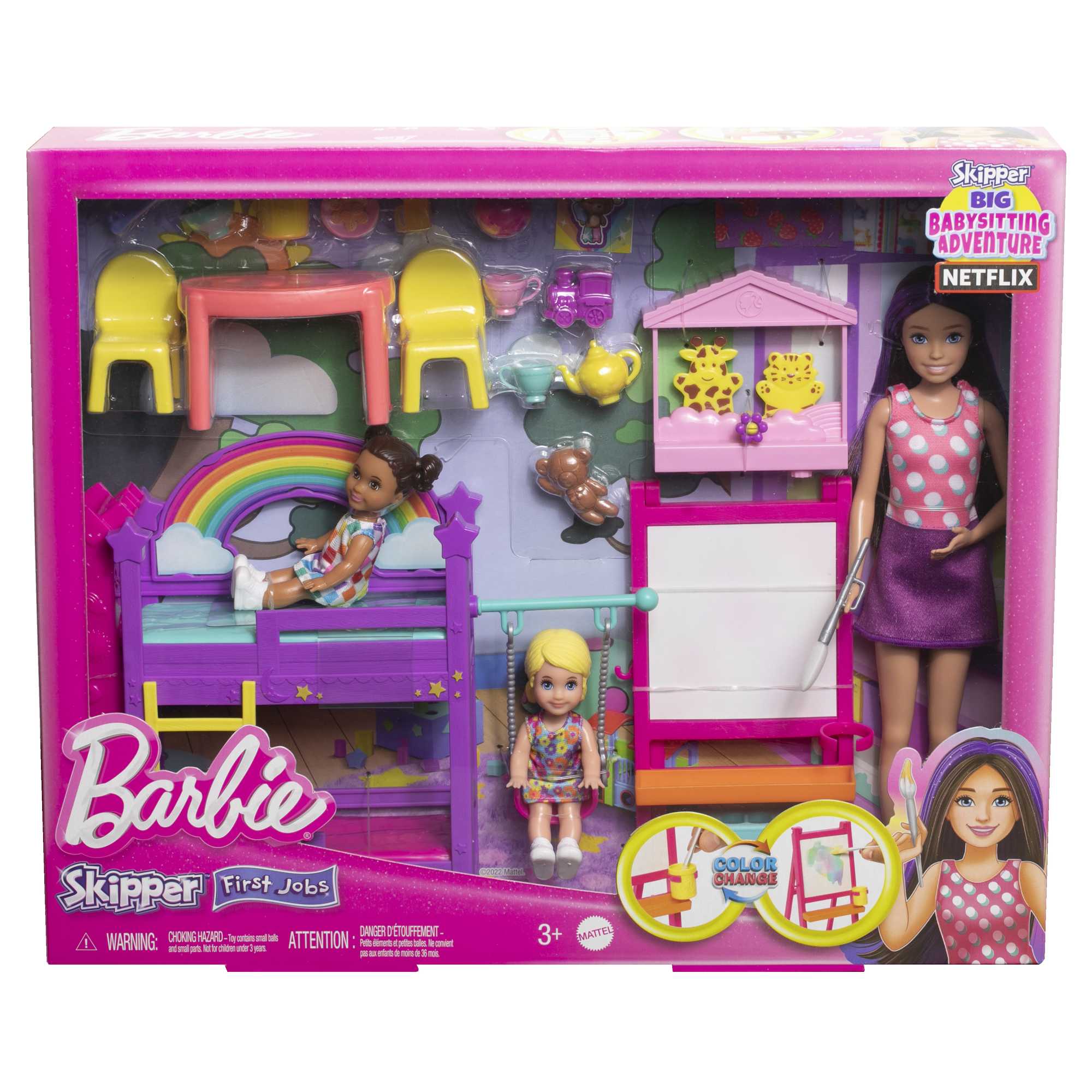 Barbie-Skipper Premiers Jobs Coffret Garderie-Poupées et Accessoires - Image 6
