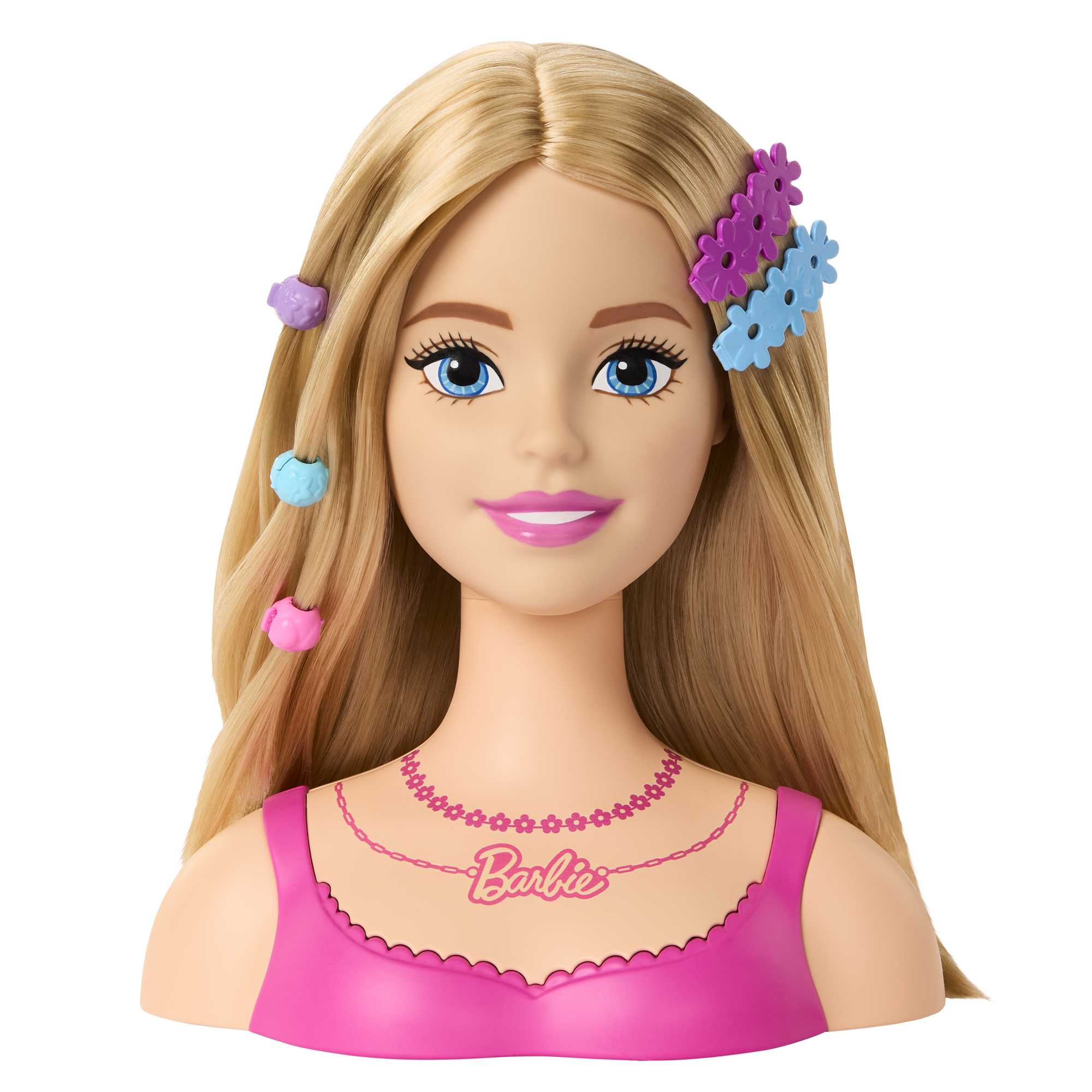 Barbie Tête à Coiffer, Cheveux Blonds, 20 Accessoires Colorés - Image 5