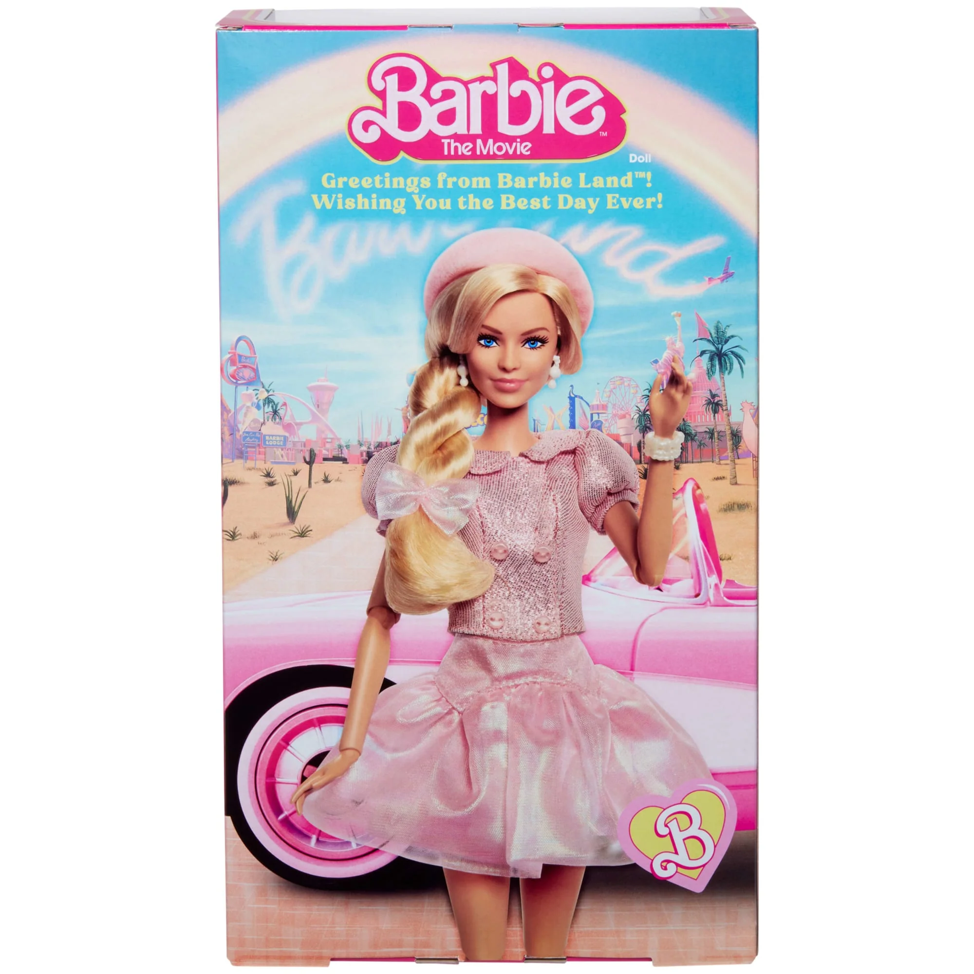 Barbie The Movie Doll, Margot Robbie As Barbie, Collectible Doll Wearing Pink Blouse & Skirt Set - Image 6