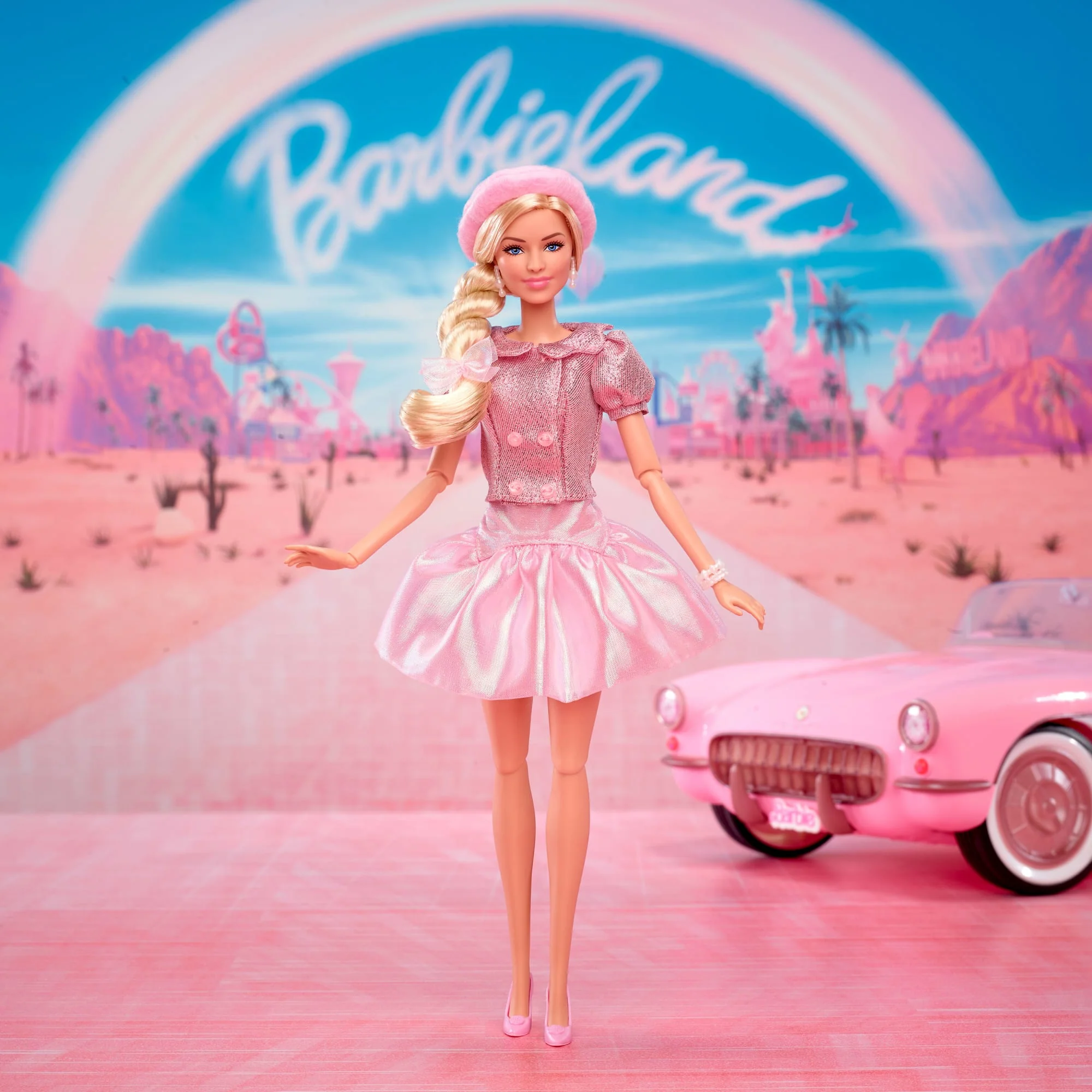 Barbie The Movie Doll, Margot Robbie As Barbie, Collectible Doll Wearing Pink Blouse & Skirt Set - Image 2