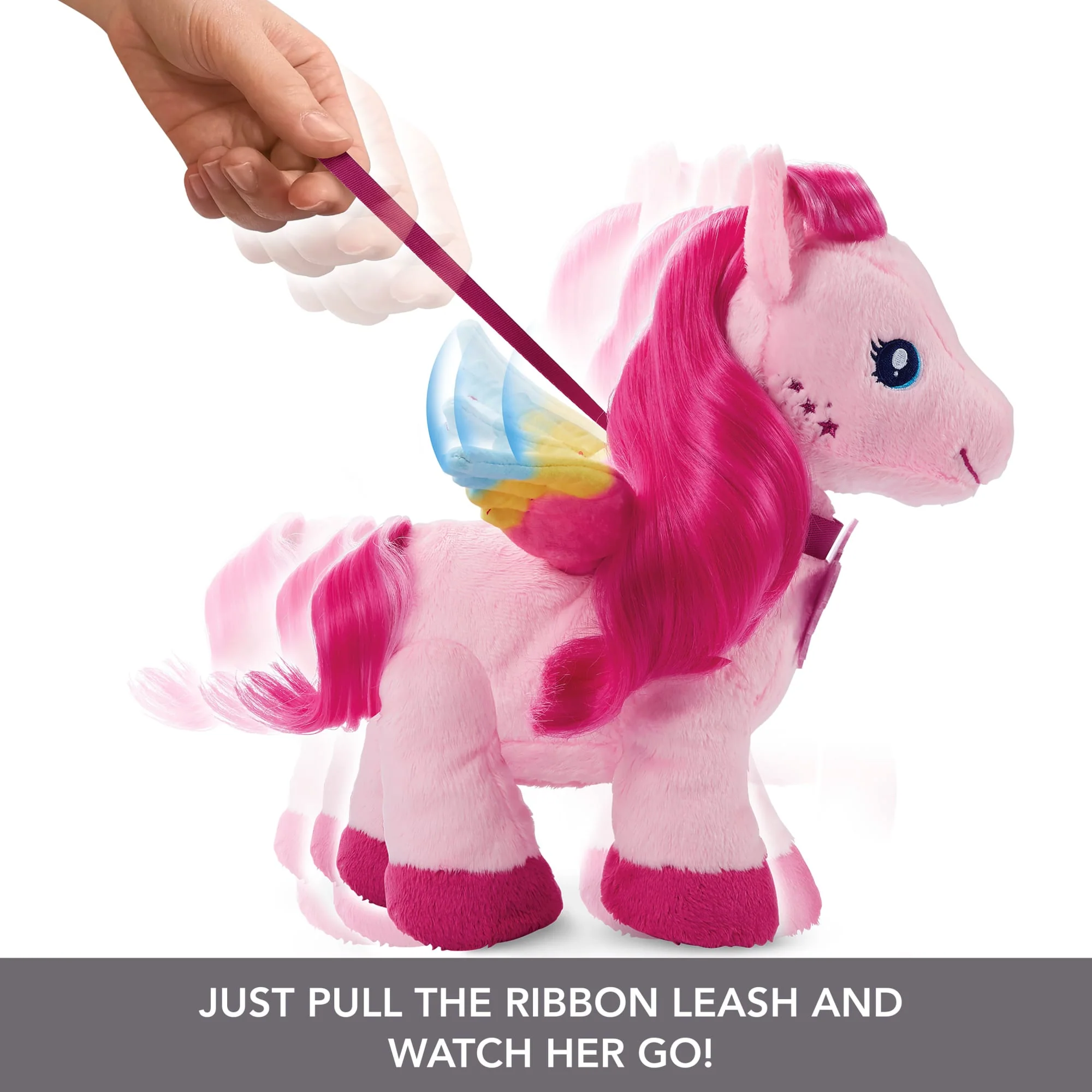 Barbie A Touch Of Magic Walk & Flutter Pegasus Plush - Image 2