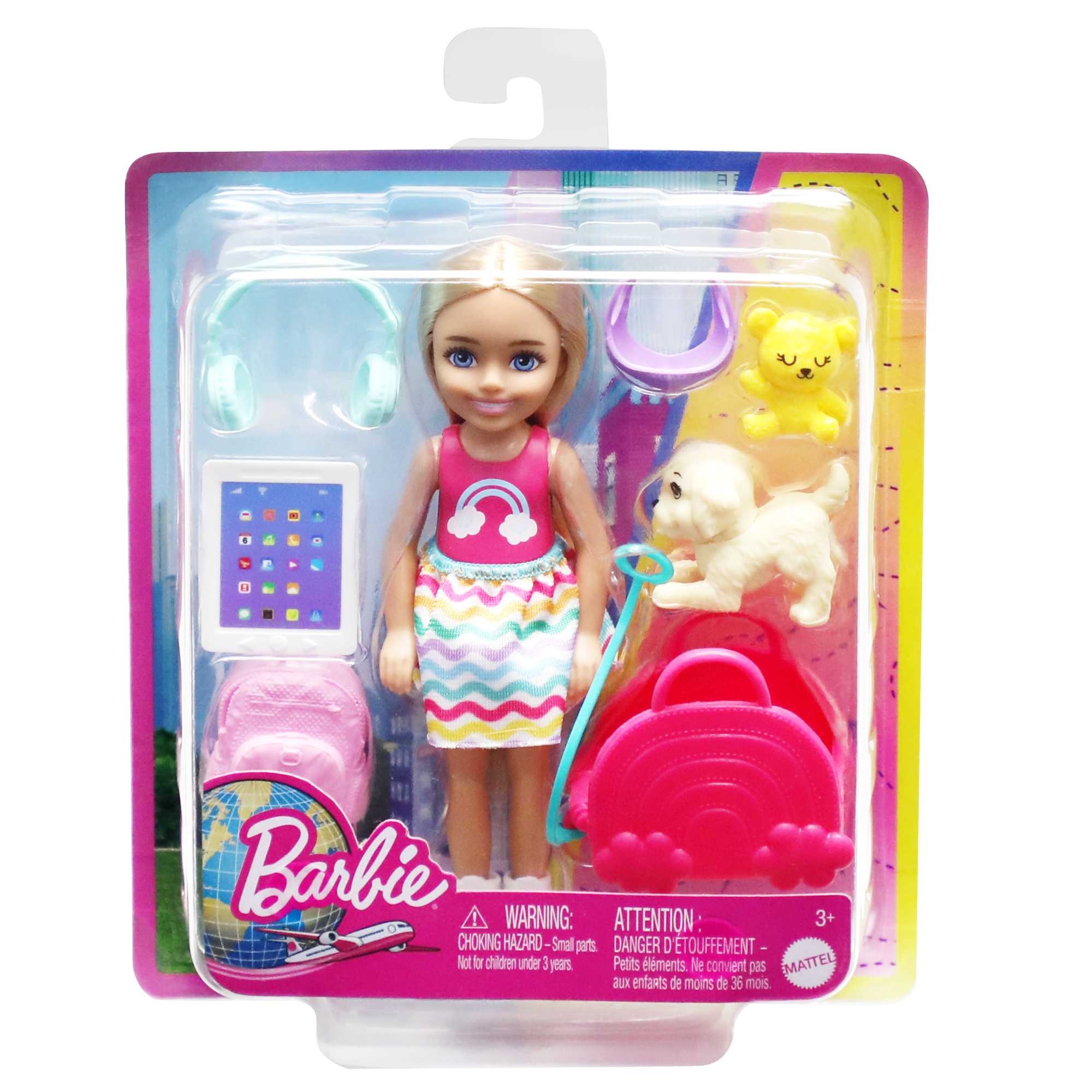 Barbie Toys, Chelsea Doll And Accessories, Travel Set With Puppy - Image 6