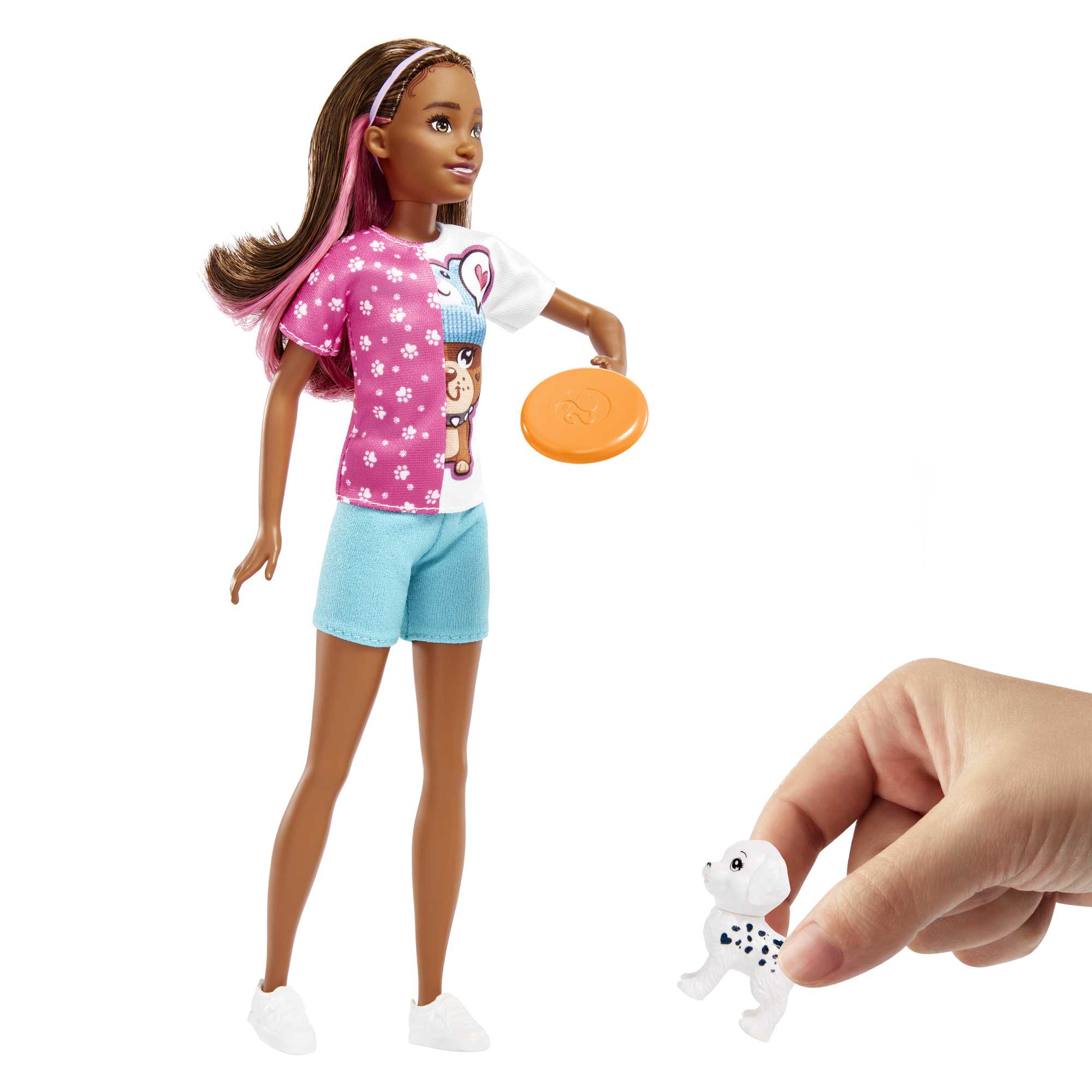 Barbie Toys, Skipper Doll And Dog Walker Set With Puppy And Accessories, First Jobs - Image 2