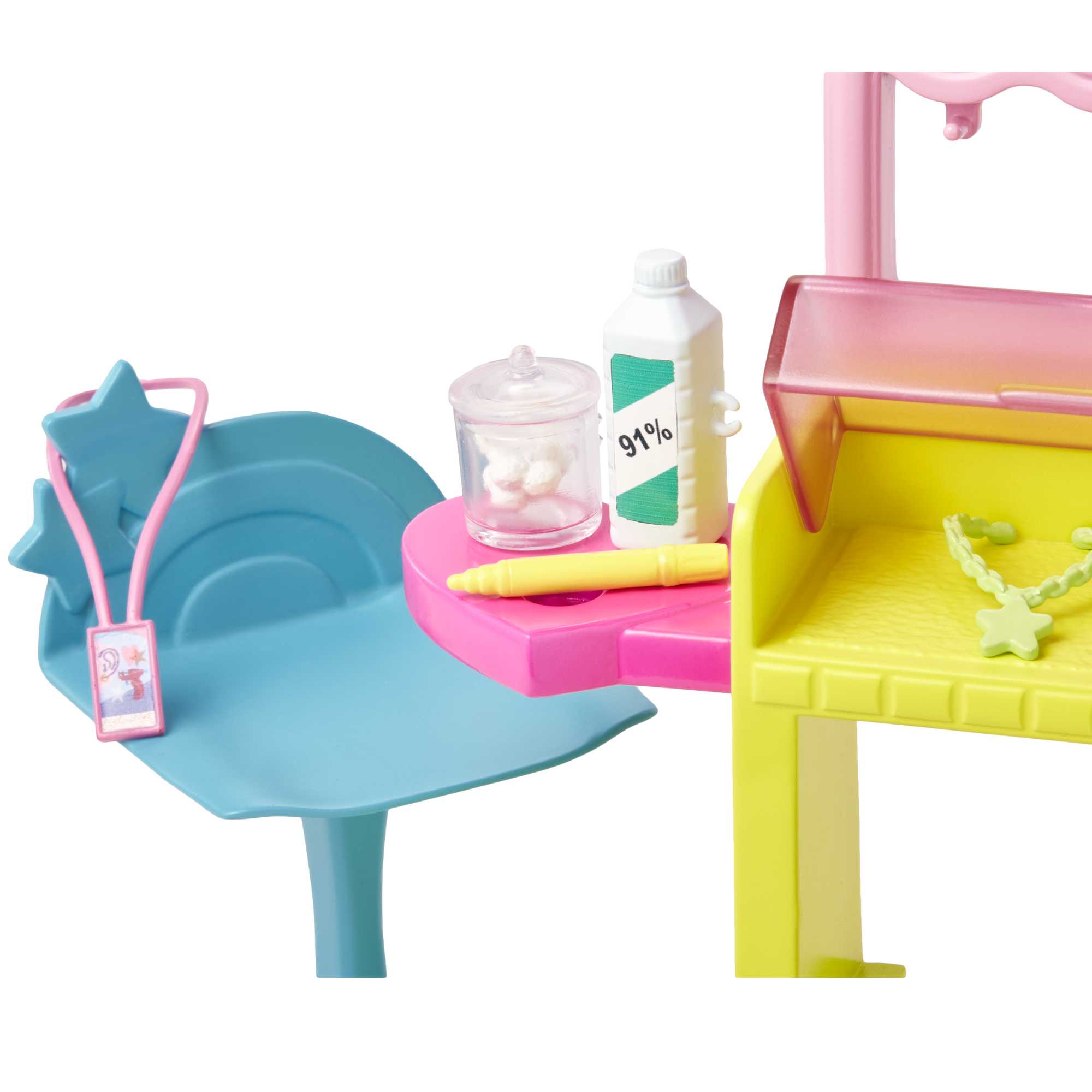 Barbie Toys, Skipper Doll And Ear-Piercer Set With Piercing Tool And Accessories, First Jobs - Image 5