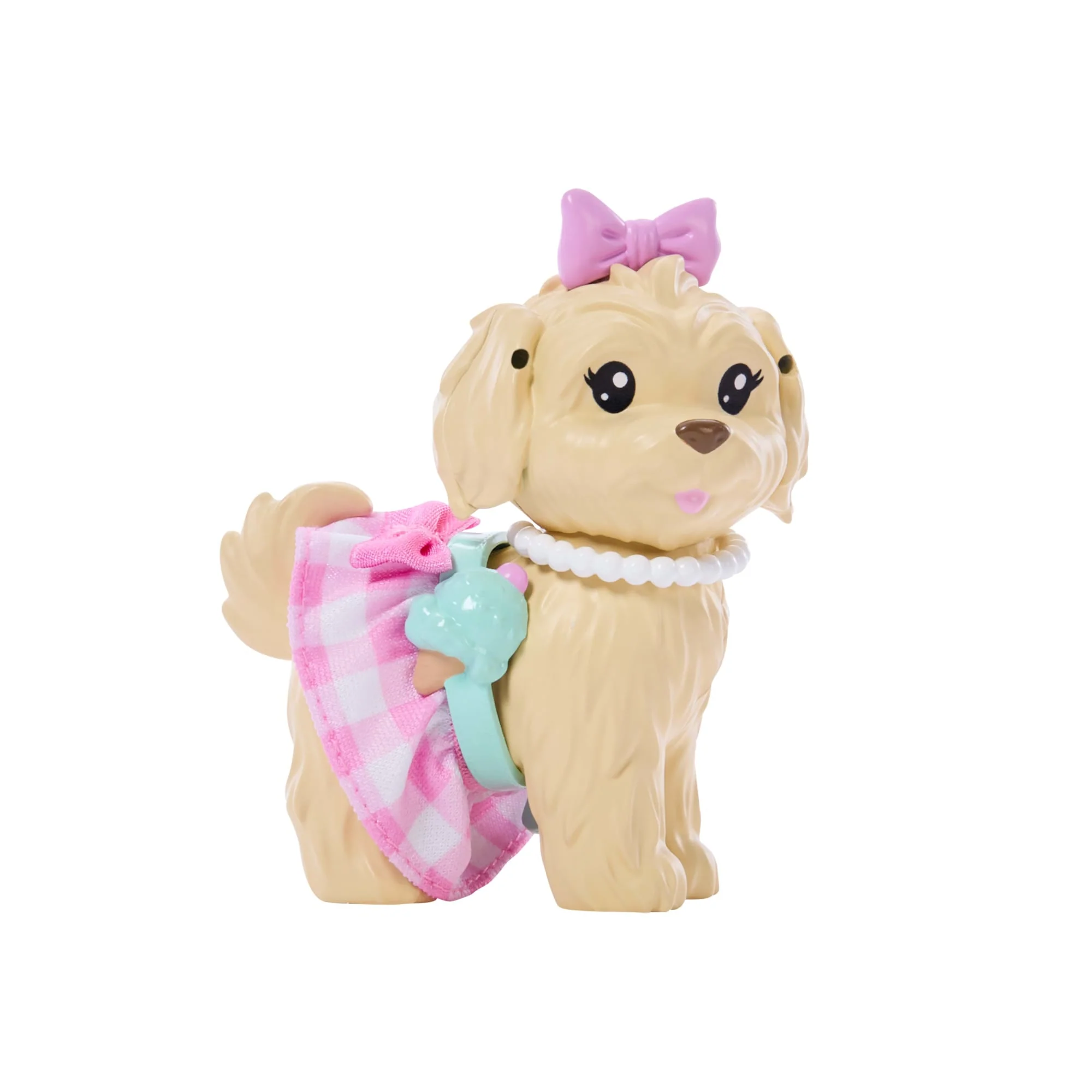 Barbie Twinning Looks Fashion Doll With Pet Dog, Matching Pink Clothes & Accessories, Blonde - Image 5