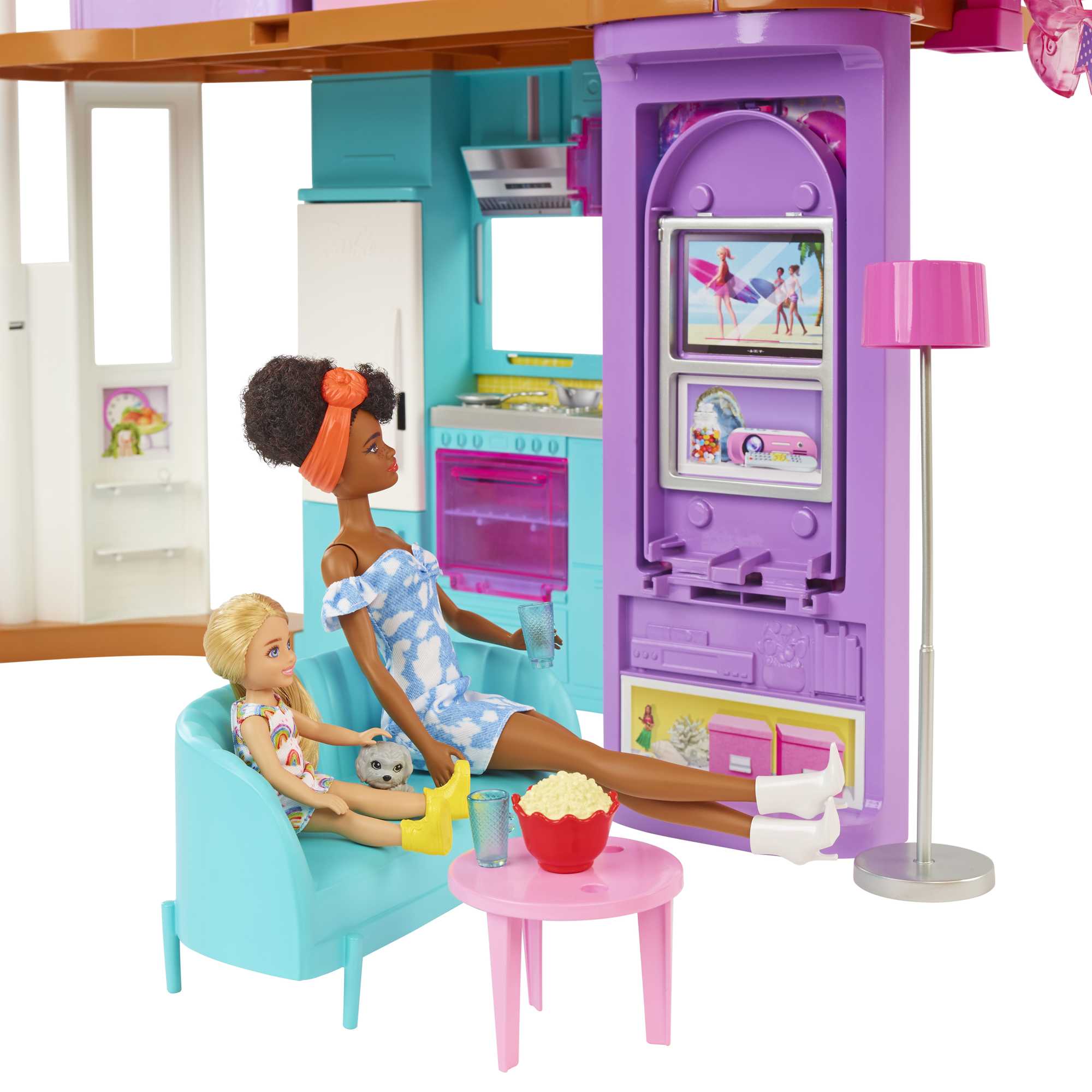 Barbie Vacation House Playset With 30+ Pieces, Toy For 3 Year Olds & Up - Image 4
