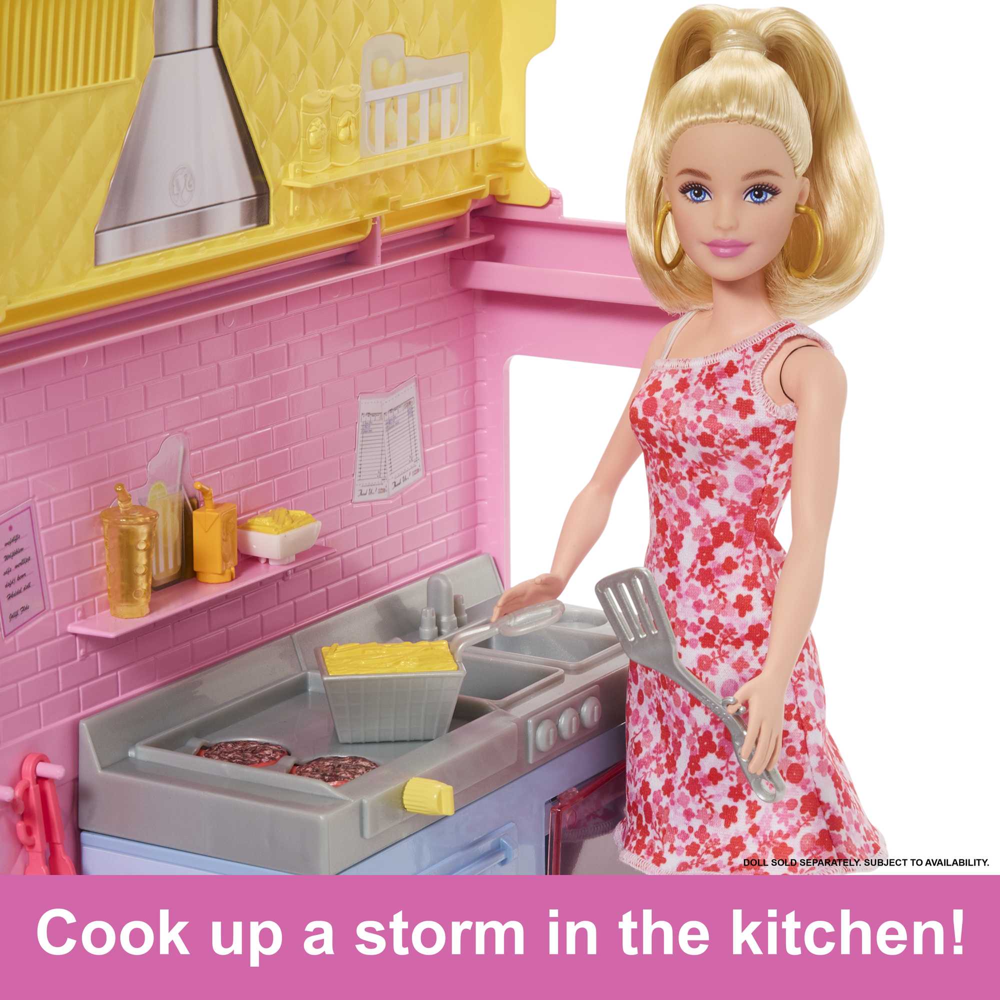 Barbie Sets, Lemonade Truck Playset With 25 Pieces - Image 5