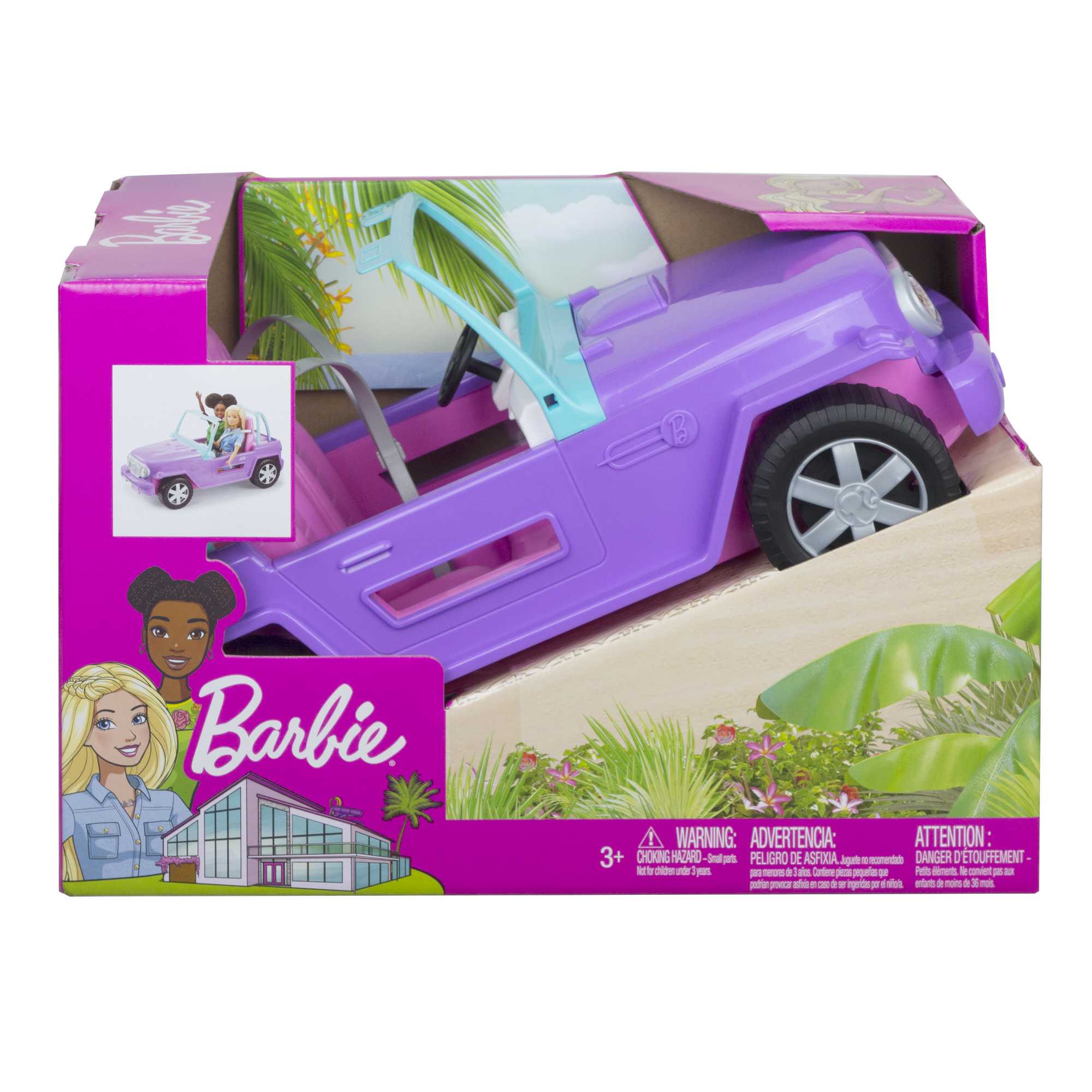 Barbie Doll All-Terain Purple Jeep | Mattel - Image 6