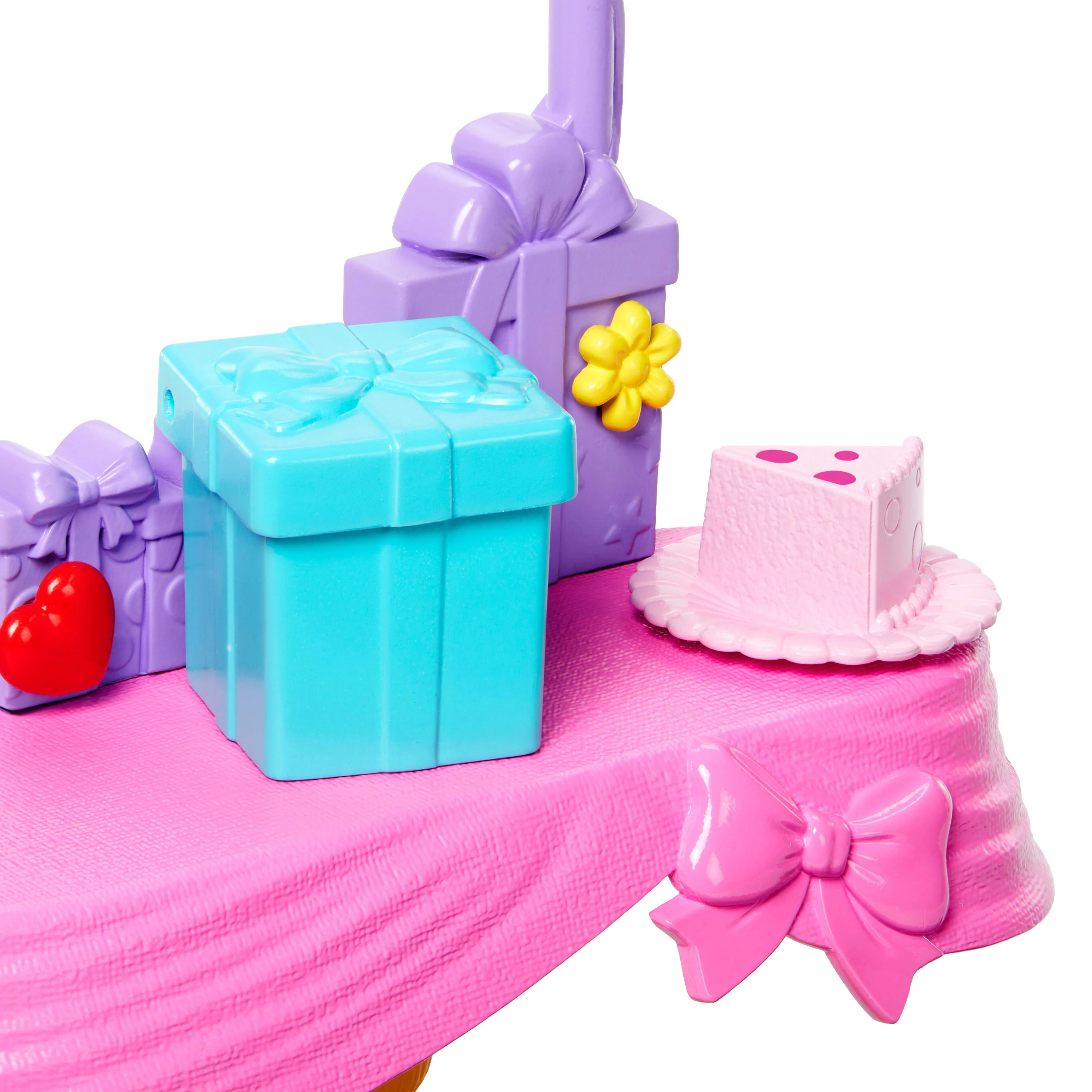 Barbie World Birthday Party Set With Doll Accessories Including Cake, Presents, & Sticker Sheet - Image 3