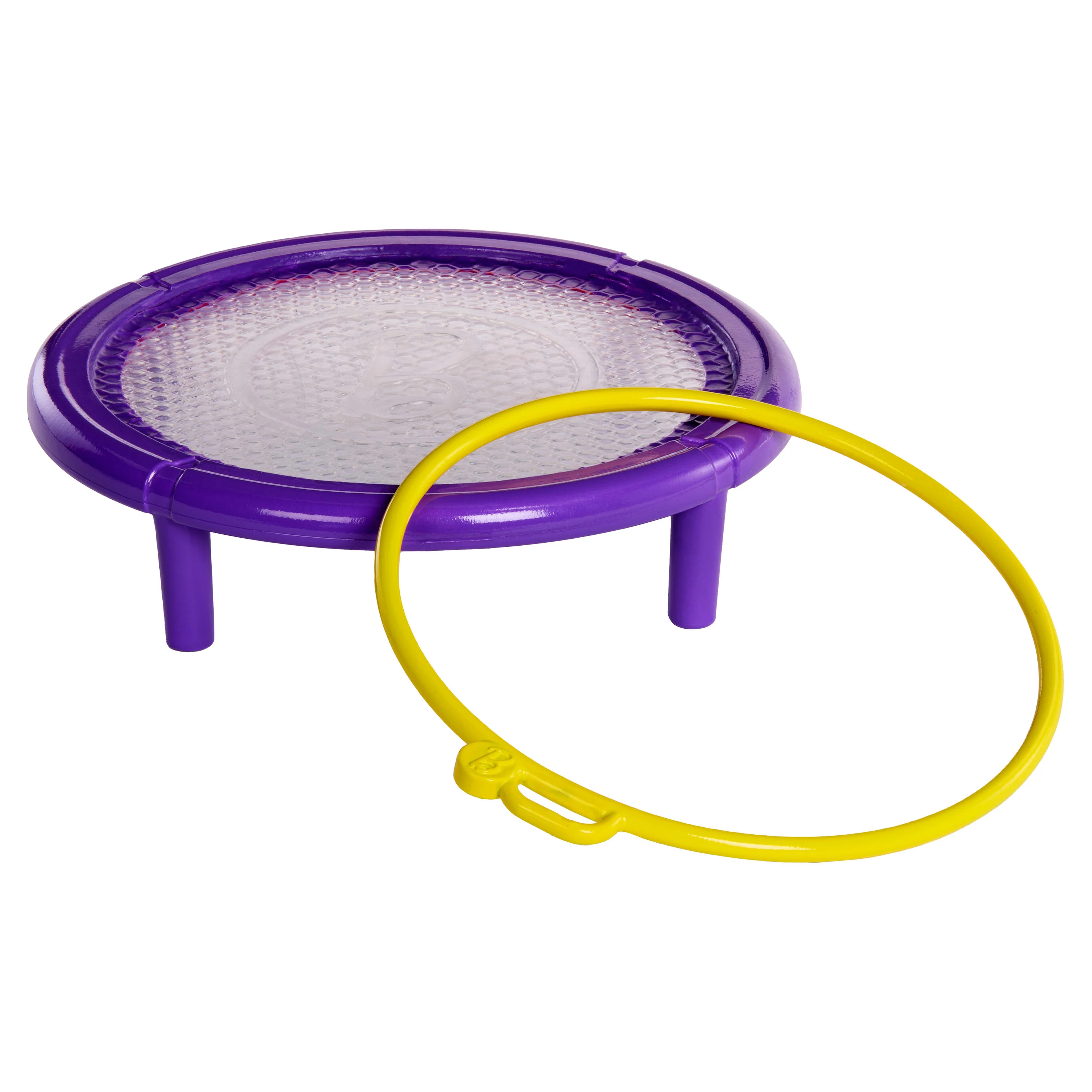 Barbie World Sport Rack Toy Playset With 9 Doll Accessories Including Trampoline, Tennis Racket, & Skates - Image 3
