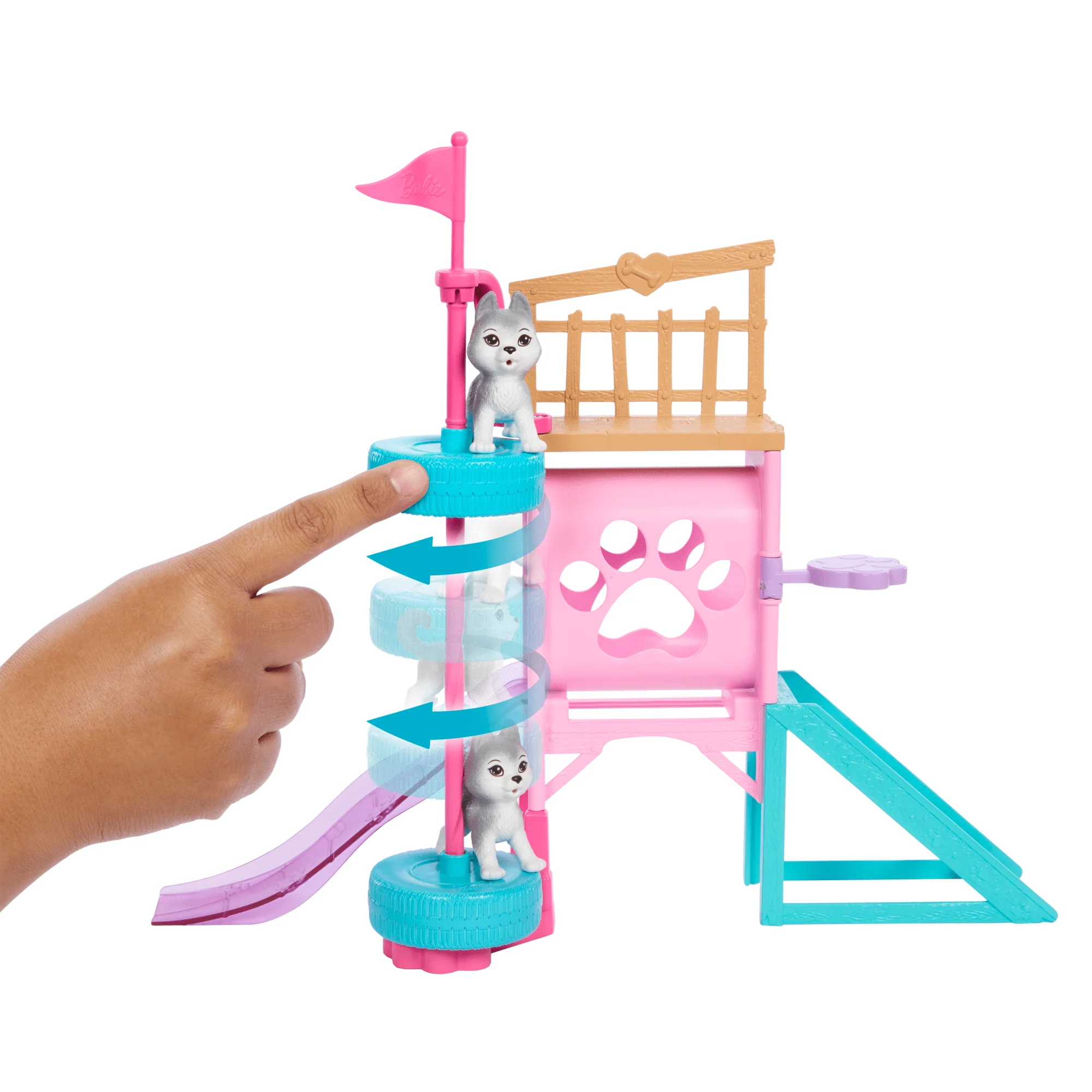 Barbie-Poupée et Coffret Parcours D’Obstacles - Image 3