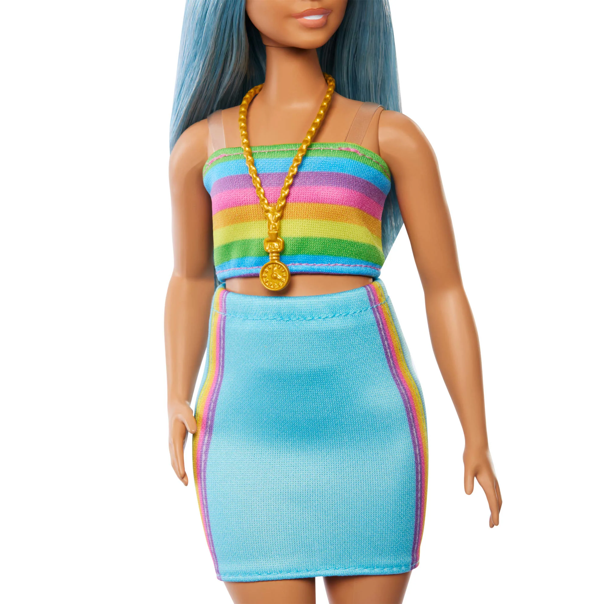 Barbie  Fashionistas  65Eanniversaire  Poupée218, Cheveux Bleus - Image 5