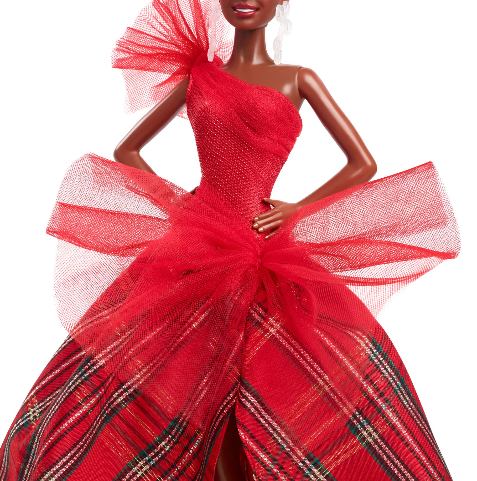 Barbie-Poupée Barbie Joyeux Noël2024-Poupée de Collection - Image 3