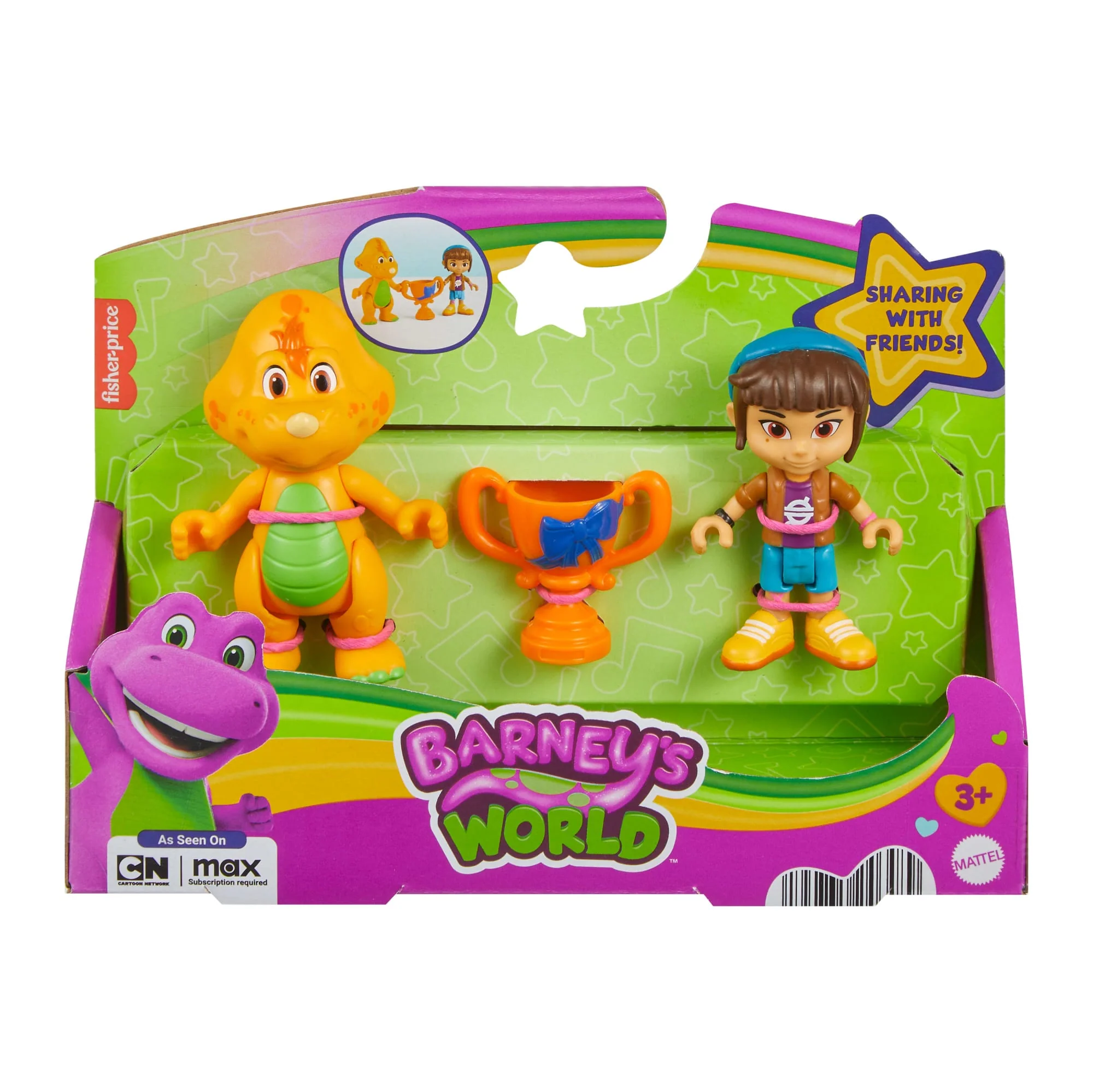 Barney Figura de Juguete Paquete de Billy y Mel - Image 6