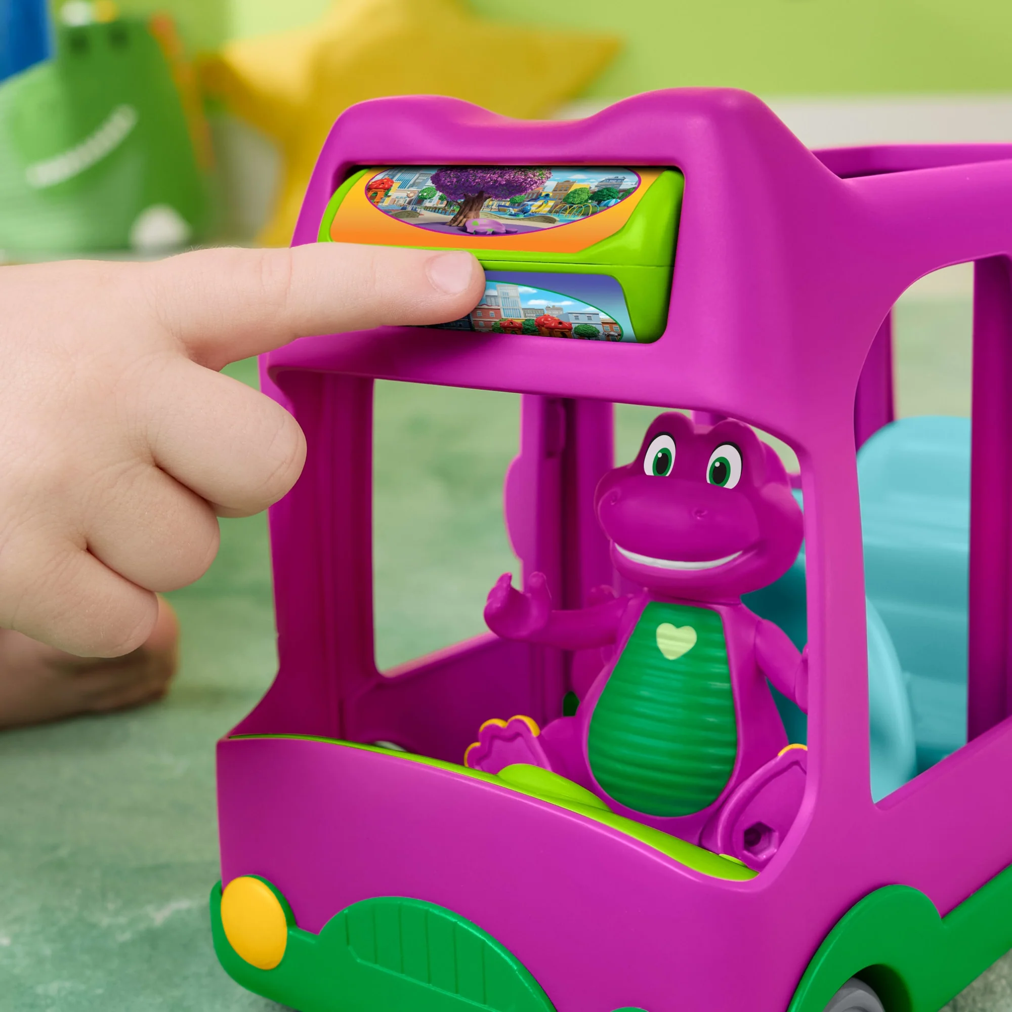 Barney Vehículo de Juguete Autobús de Aventuras - Image 3