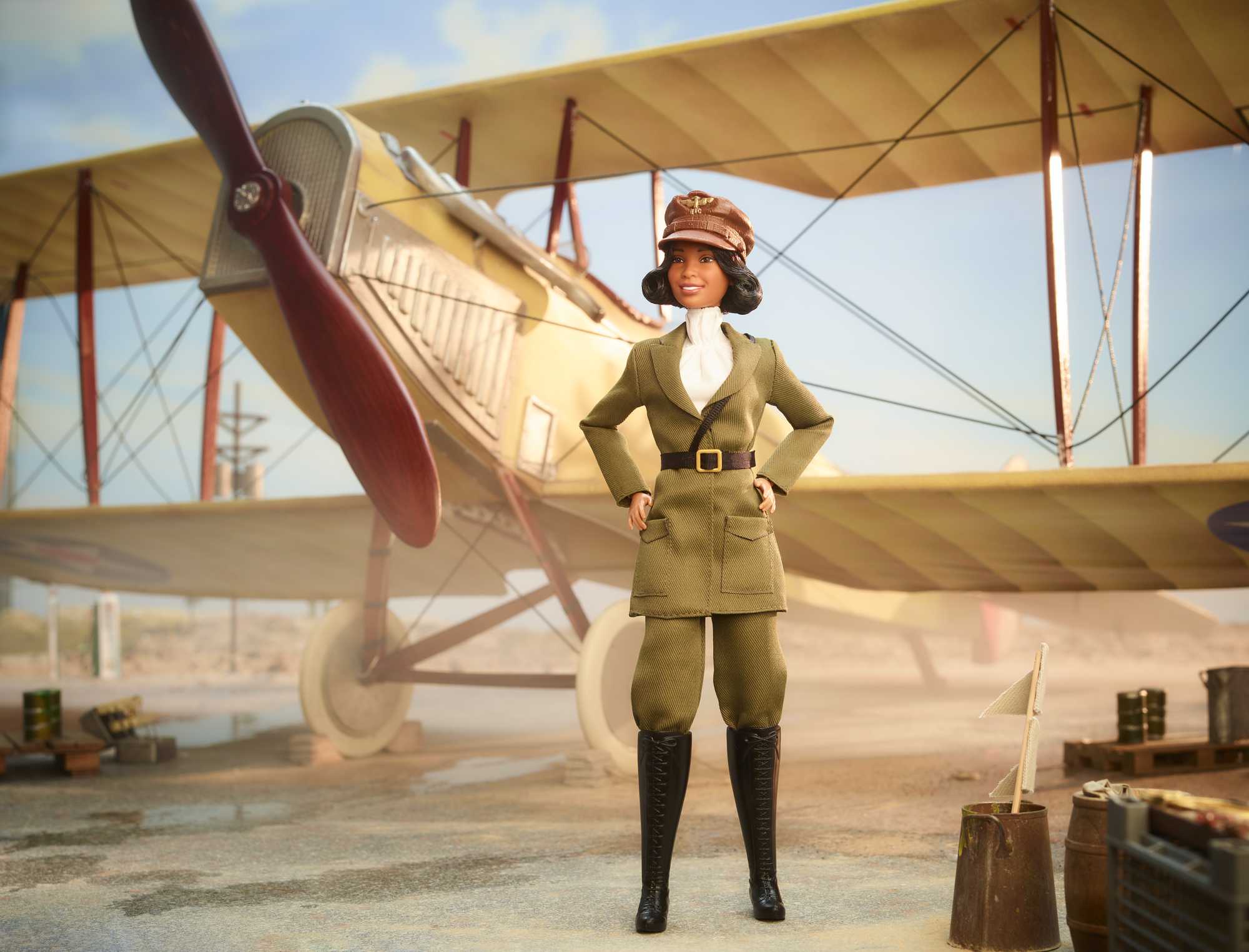 Barbie Signature Bessie Coleman Doll, Inspiring Women Series, Collectible in Displayable Packaging - Image 2