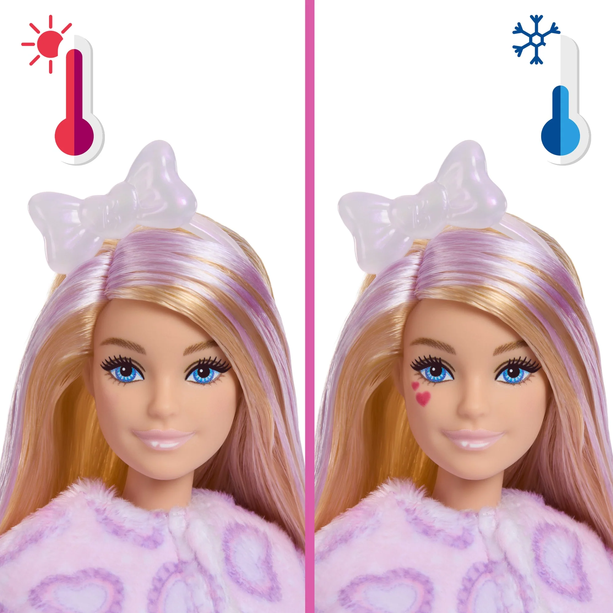Barbie Cutie Reveal Doll & Accessories, Cuddly Series Kitten With 10 Surprises - Image 3