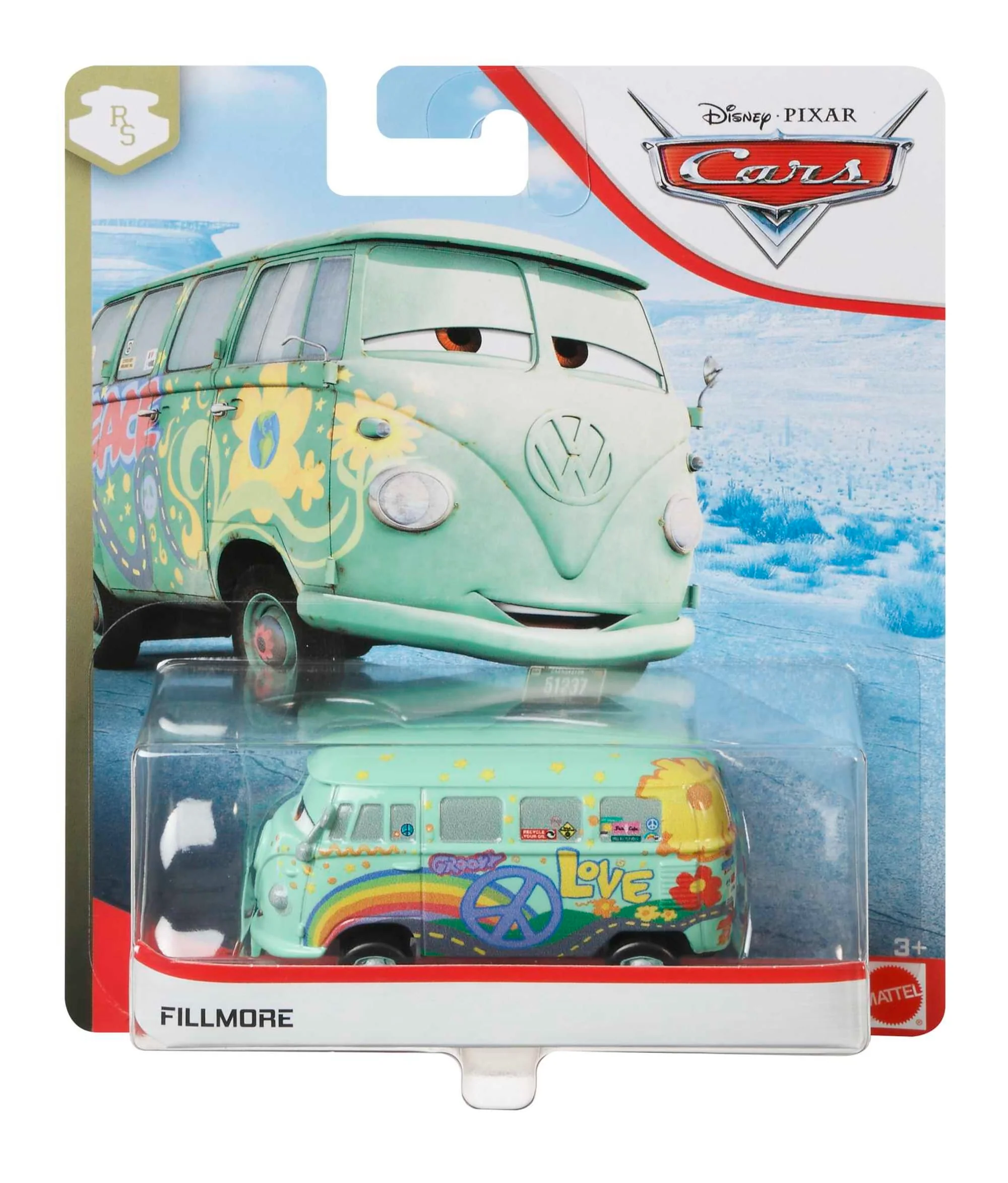 Carros da Disney e Pixar Diecast Veículo de Brinquedo Fillmore - Image 4