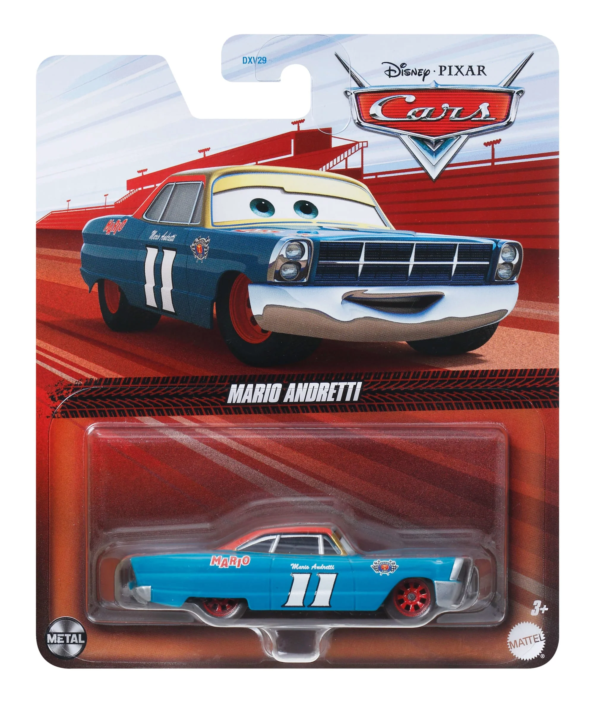 Carros da Disney e Pixar Diecast Veículo de Brinquedo Mario Andretti - Image 4