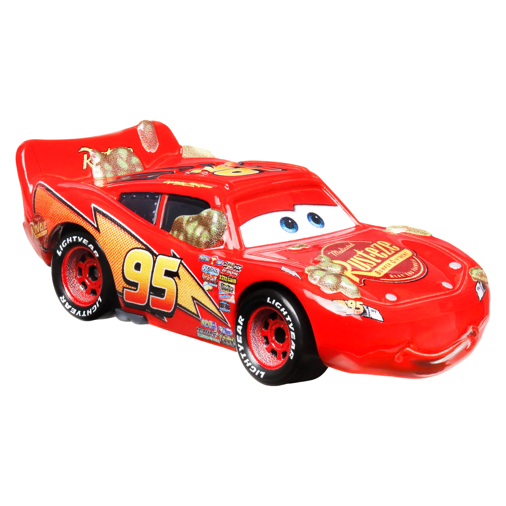Carros da Disney e Pixar Diecast Veículo de Brinquedo Pacote de 2 Mate & Relâmpago McQueen Cacto - Image 3