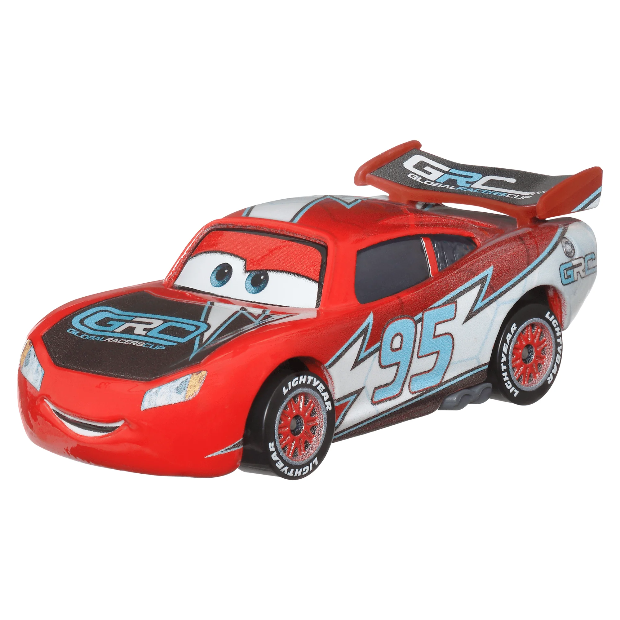 Carros da Disney e Pixar Diecast Veículo de Brinquedo Pacote de 2 Shu Todoroki GRC & Relâmpago Mcqueen GRC - Image 2