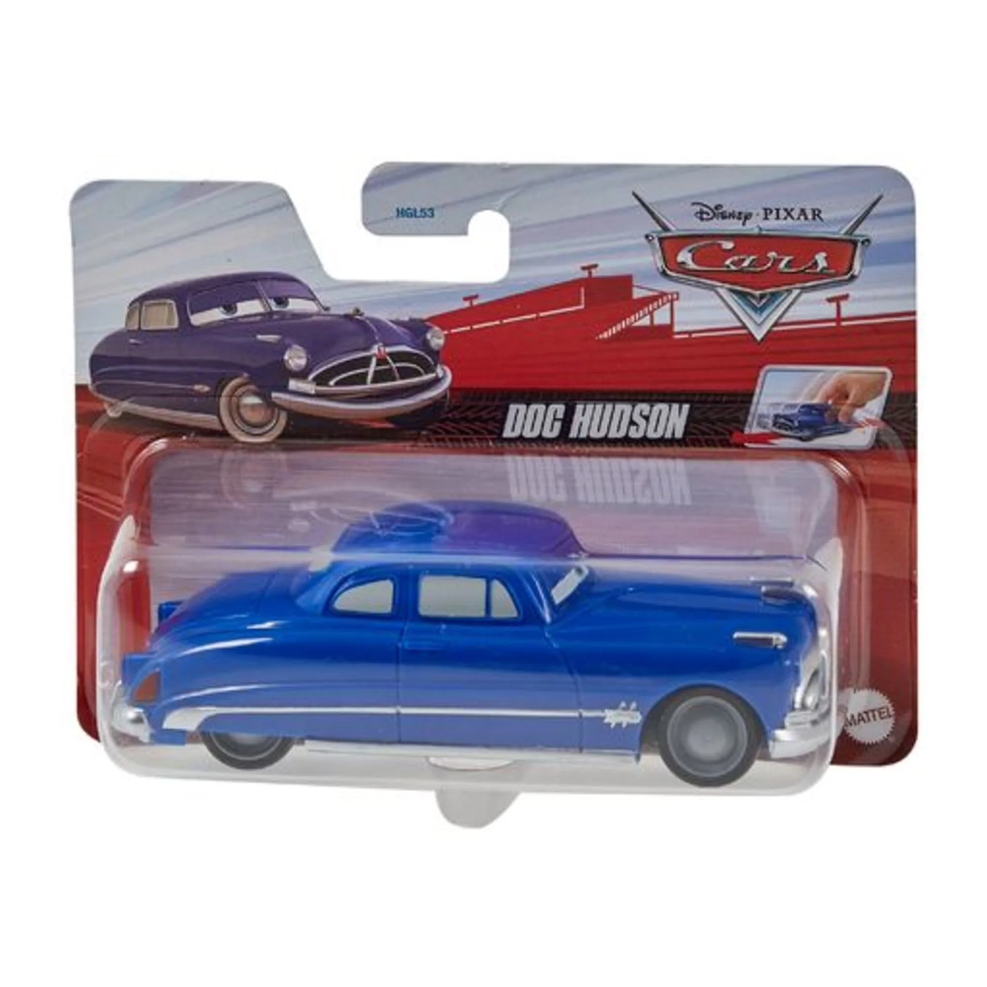 Carros da Disney e Pixar Pullback Veículo de Brinquedo Doc Hudson - Image 5