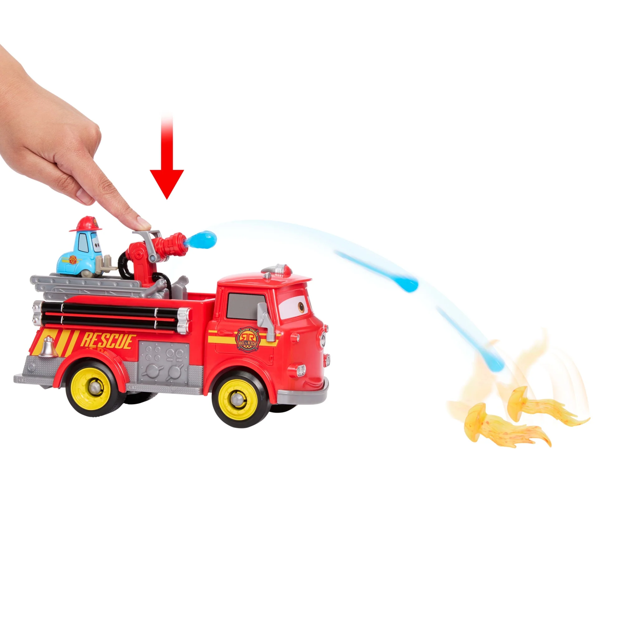 Cars Coffret Camion de Pompier Red& Guido Course de Radiator Springs - Image 3