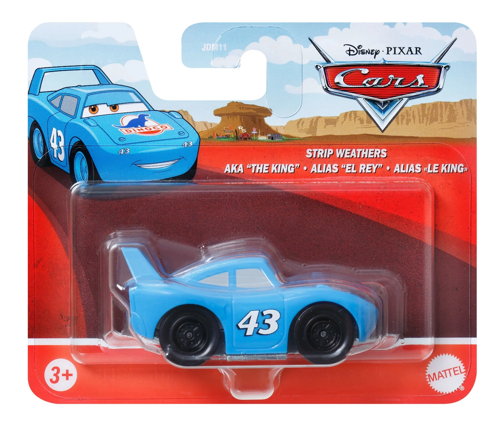 Cars de Disney y Pixar Diecast Vehículo de Juguete Auto Básico - Image 5