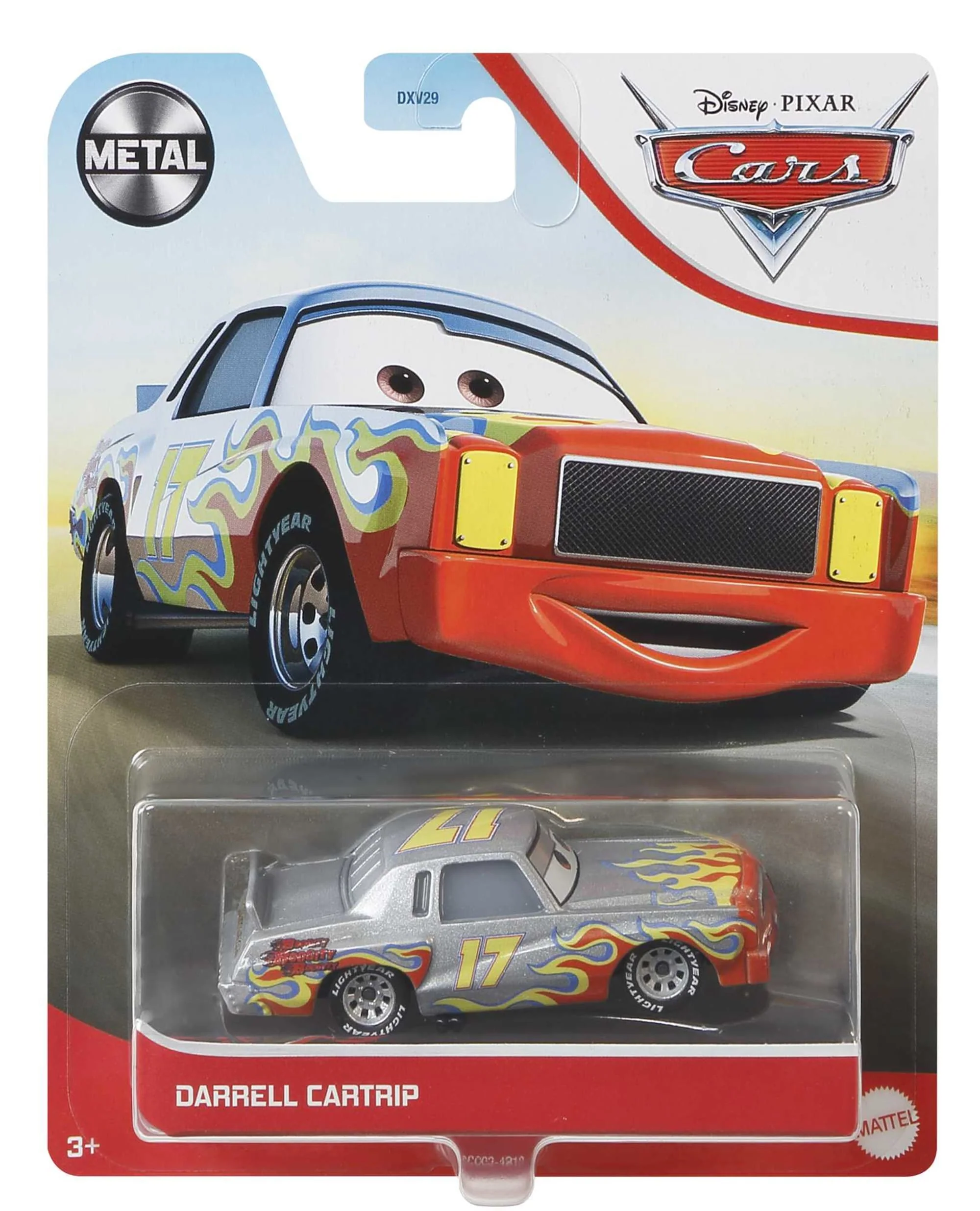 Cars de Disney y Pixar Diecast Vehículo de Juguete Darrell Cartrip - Image 4