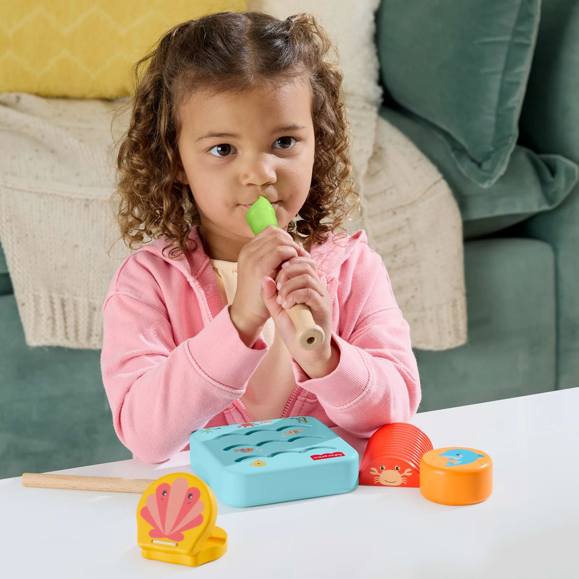 Coffret Cadeau Musical en Bois Amis de L’Océan Fisher-Price® - Image 3