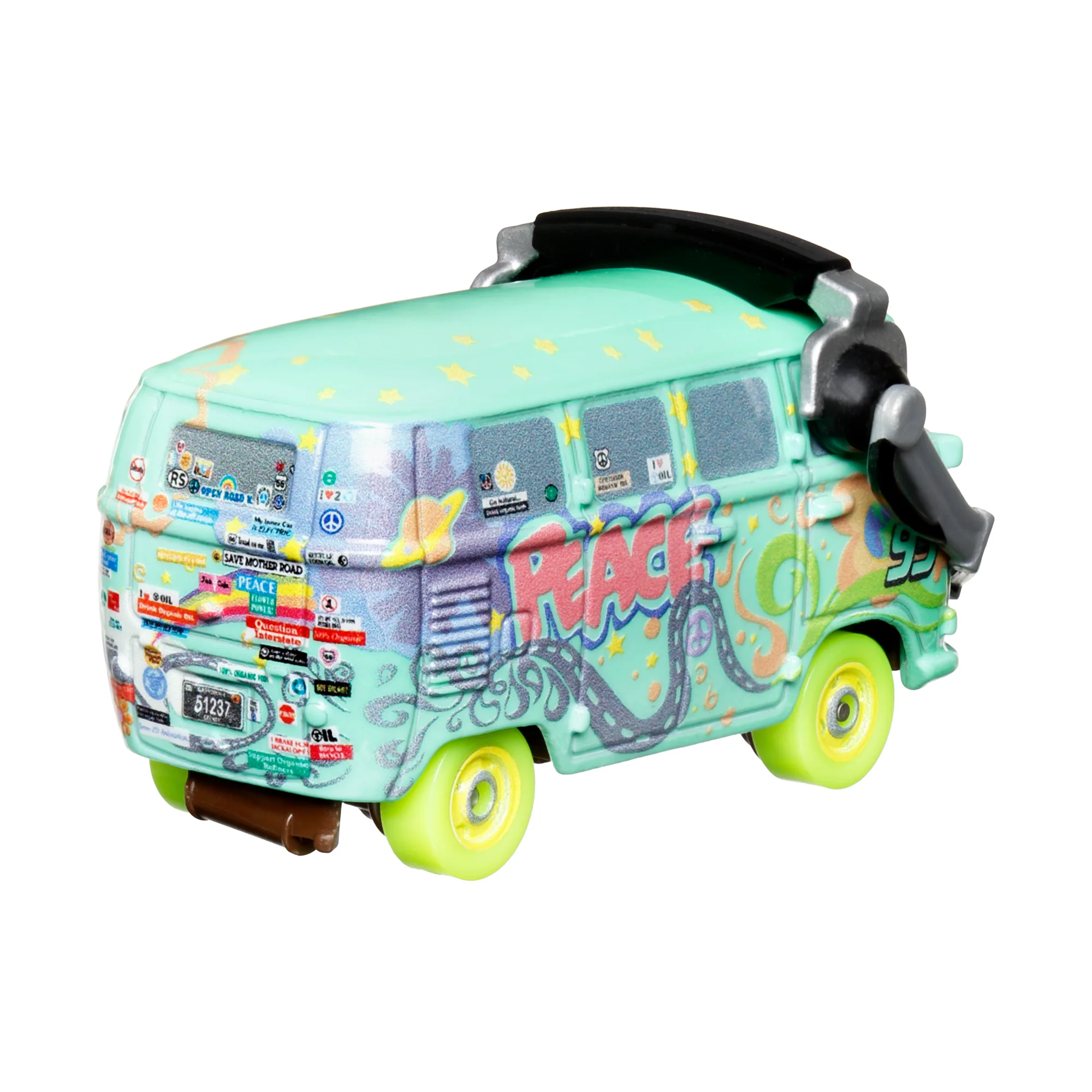 Disney And Pixar Cars Glow Racers Vehicles, Glow-in-The-Dark 1:55 Scale Die-Cast Toy Cars - Image 3
