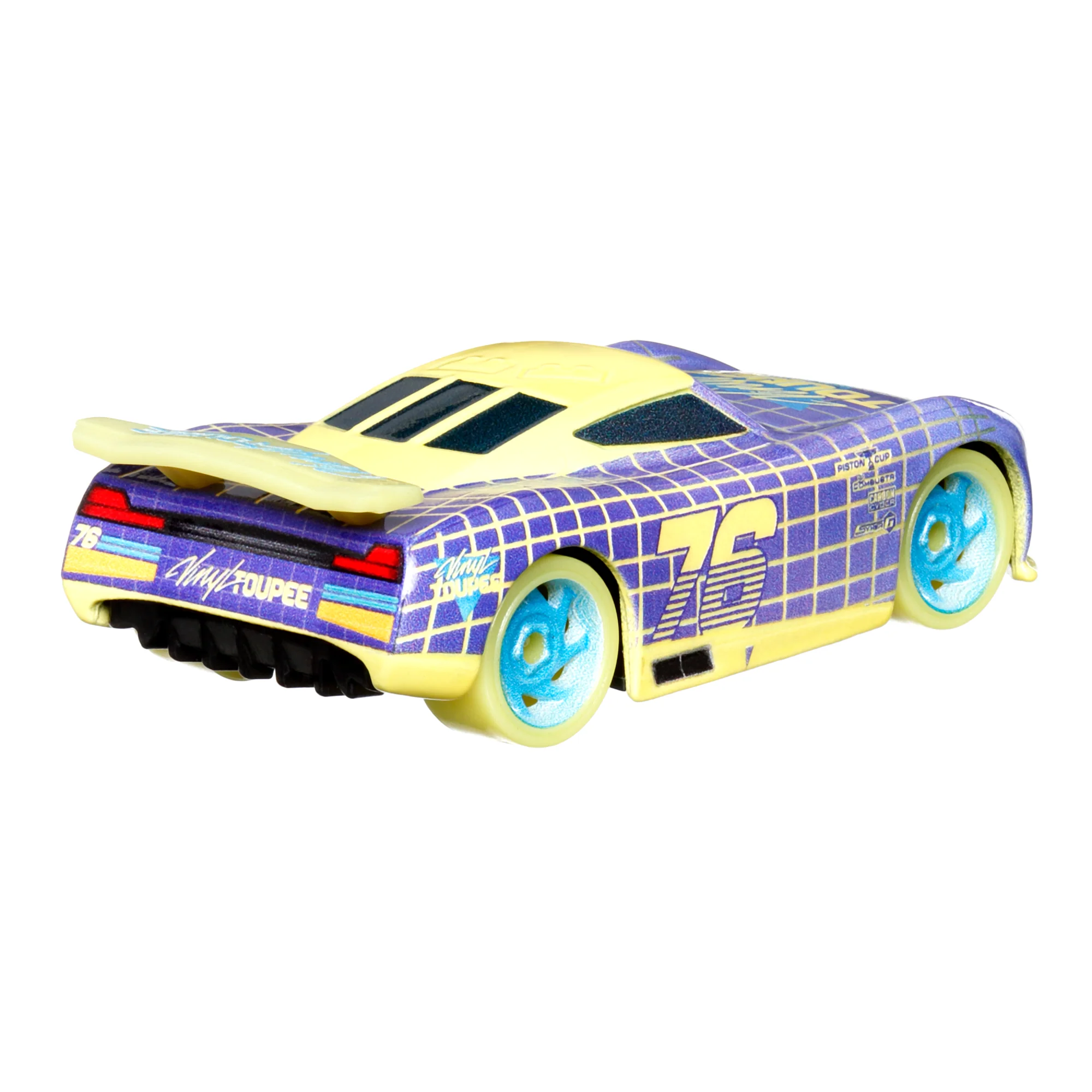 Disney And Pixar Cars Glow Racers Vehicles, Glow-in-The-Dark 1:55 Scale Die-Cast Toy Cars - Image 3