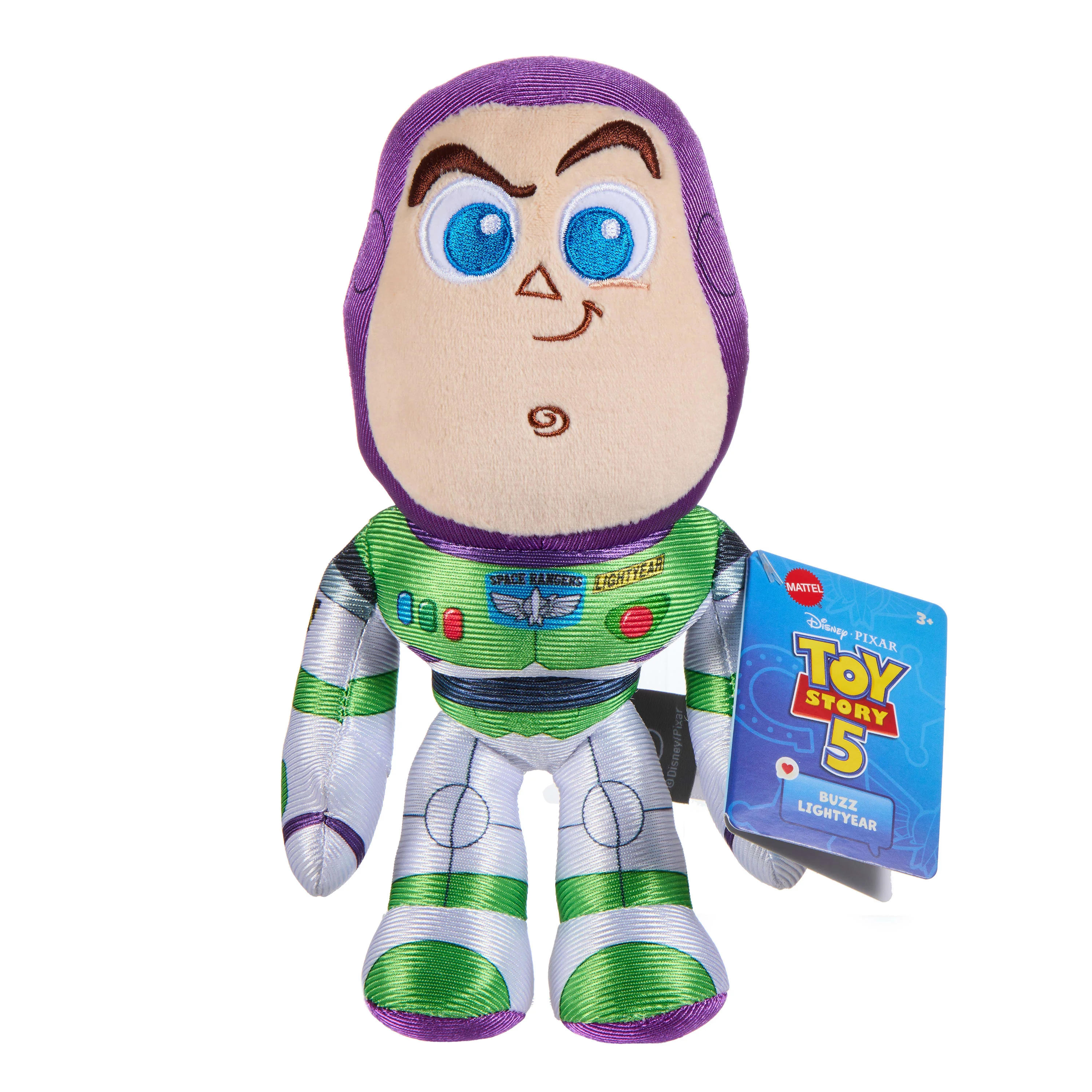 Disney And Pixar Toy Story 5 Buzz Lightyear Plush Toy, 8 Inch Soft Doll