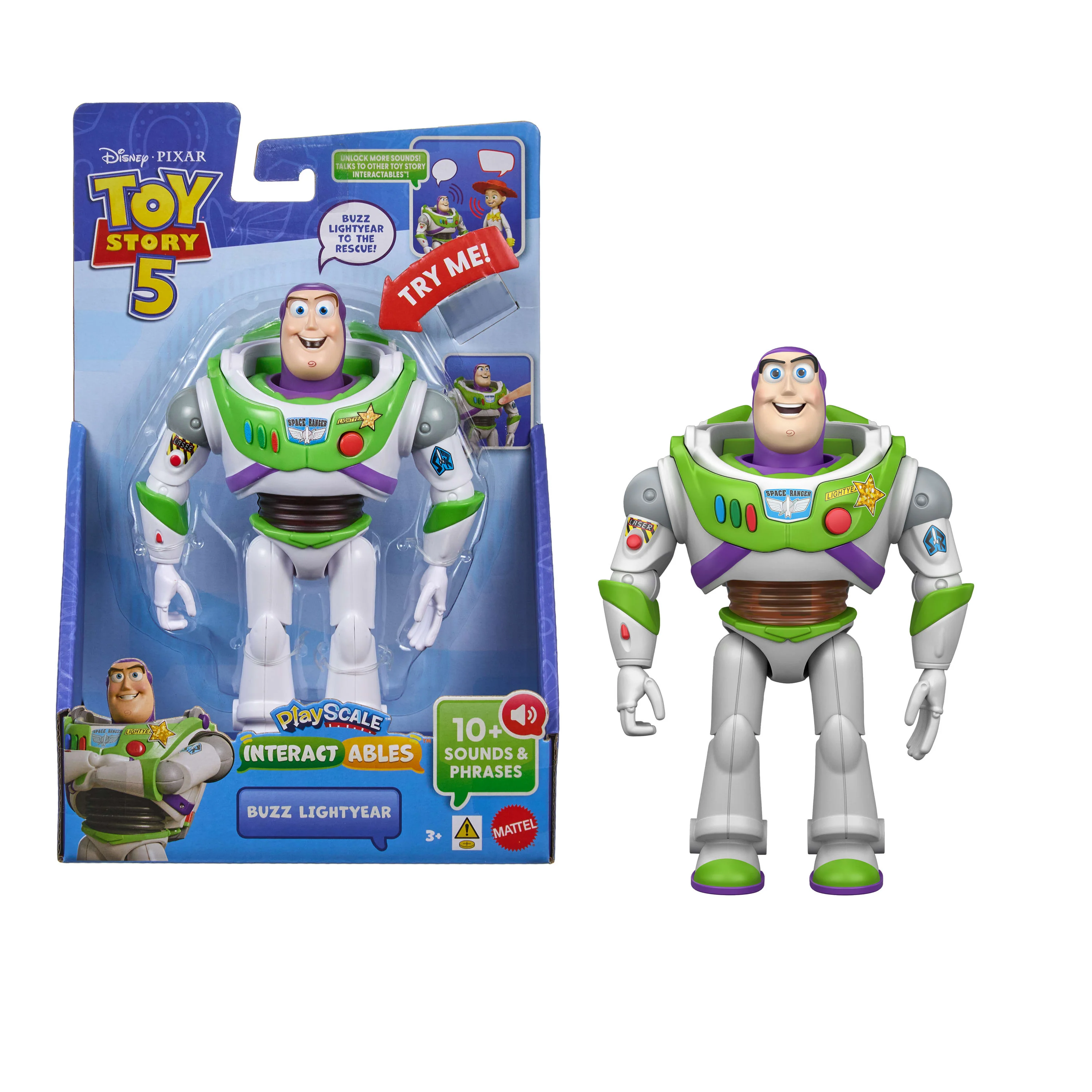 Disney And Pixar Toy Story 5 interactables Buzz Lightyear Figure