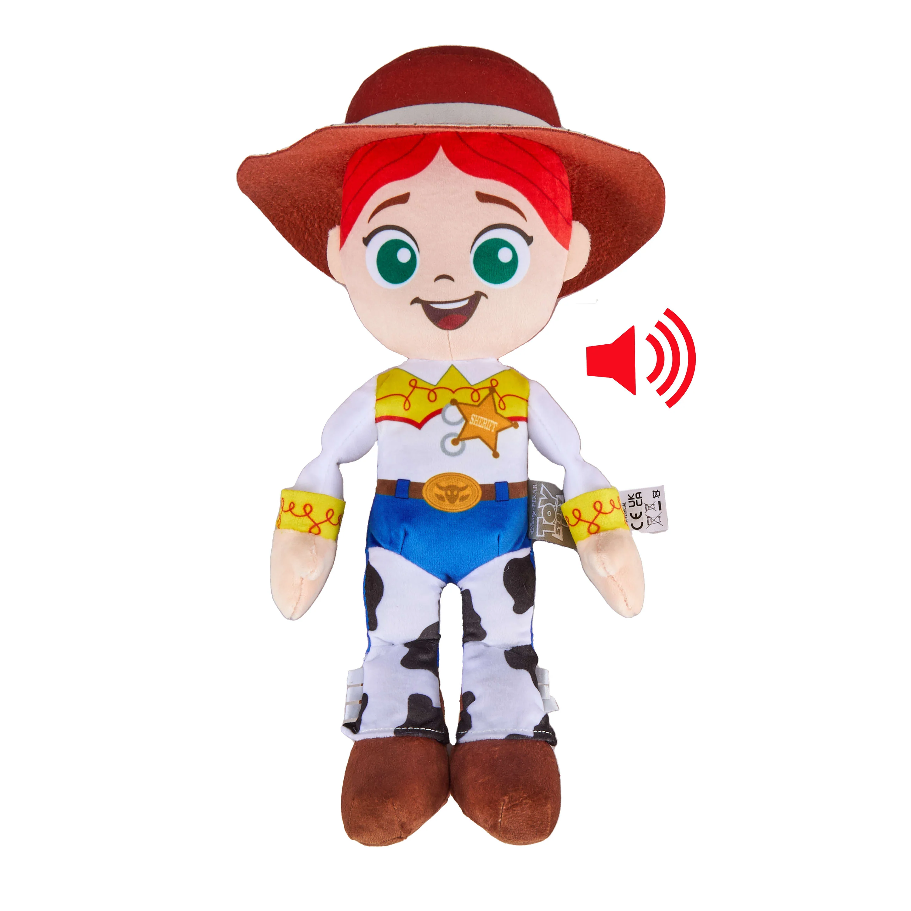Disney And Pixar Toy Story 5 Jessie Plush Talkers Toy, 11-Inch Soft Toy With Sounds And Phrases - Image 2