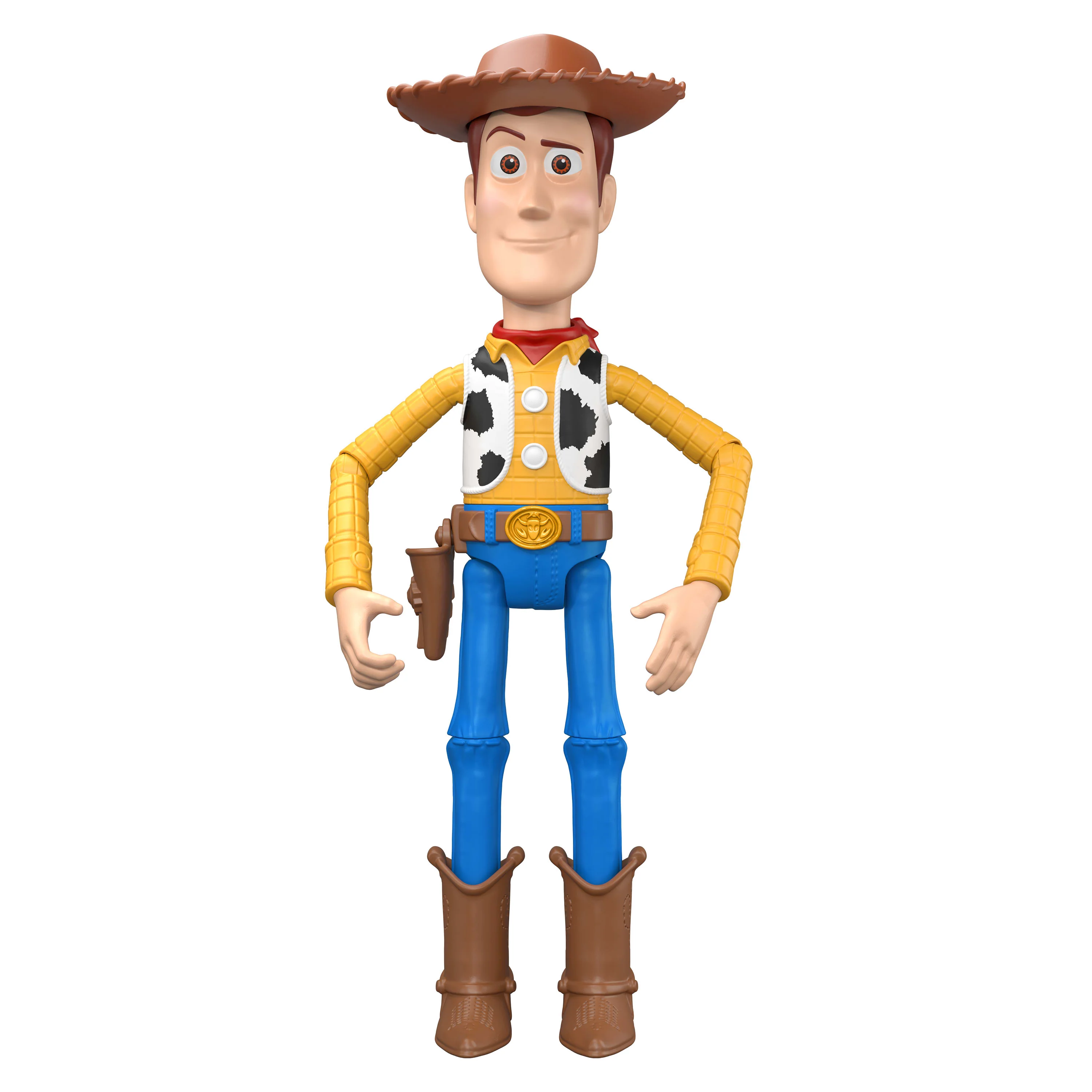 Disney And Pixar Toy Story 5 Large Scale Woody Figure, 12 Inch Sheriff Toy, 14 Points Articulation