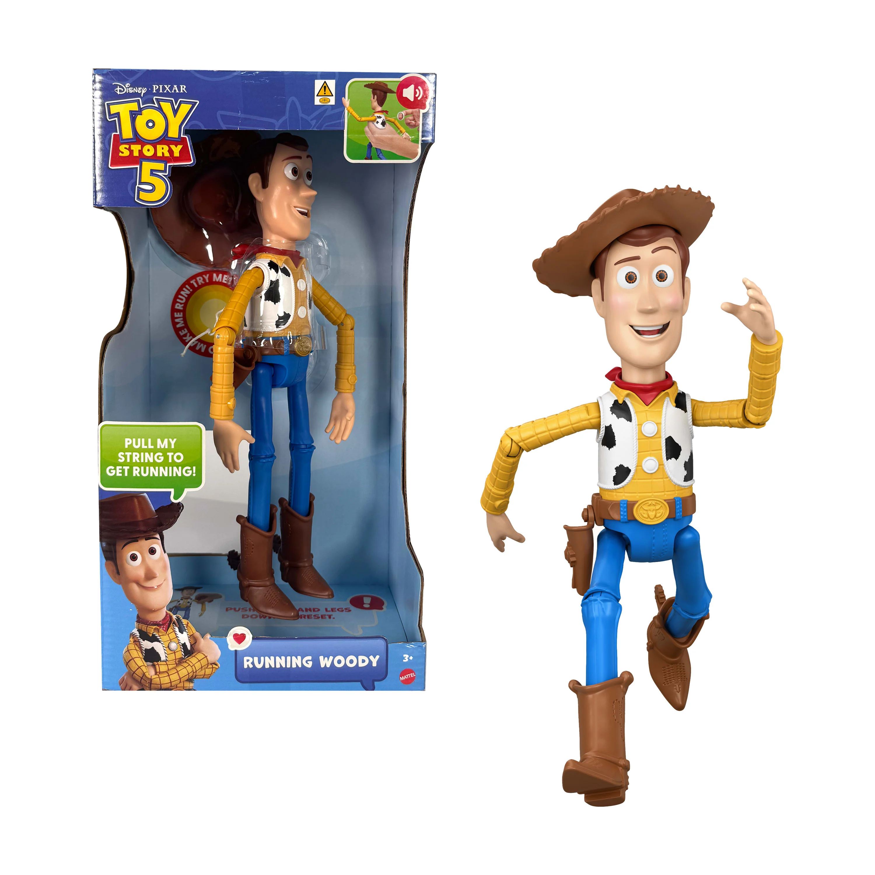 Disney And Pixar Toy Story 5 Running Woody Action Figure
