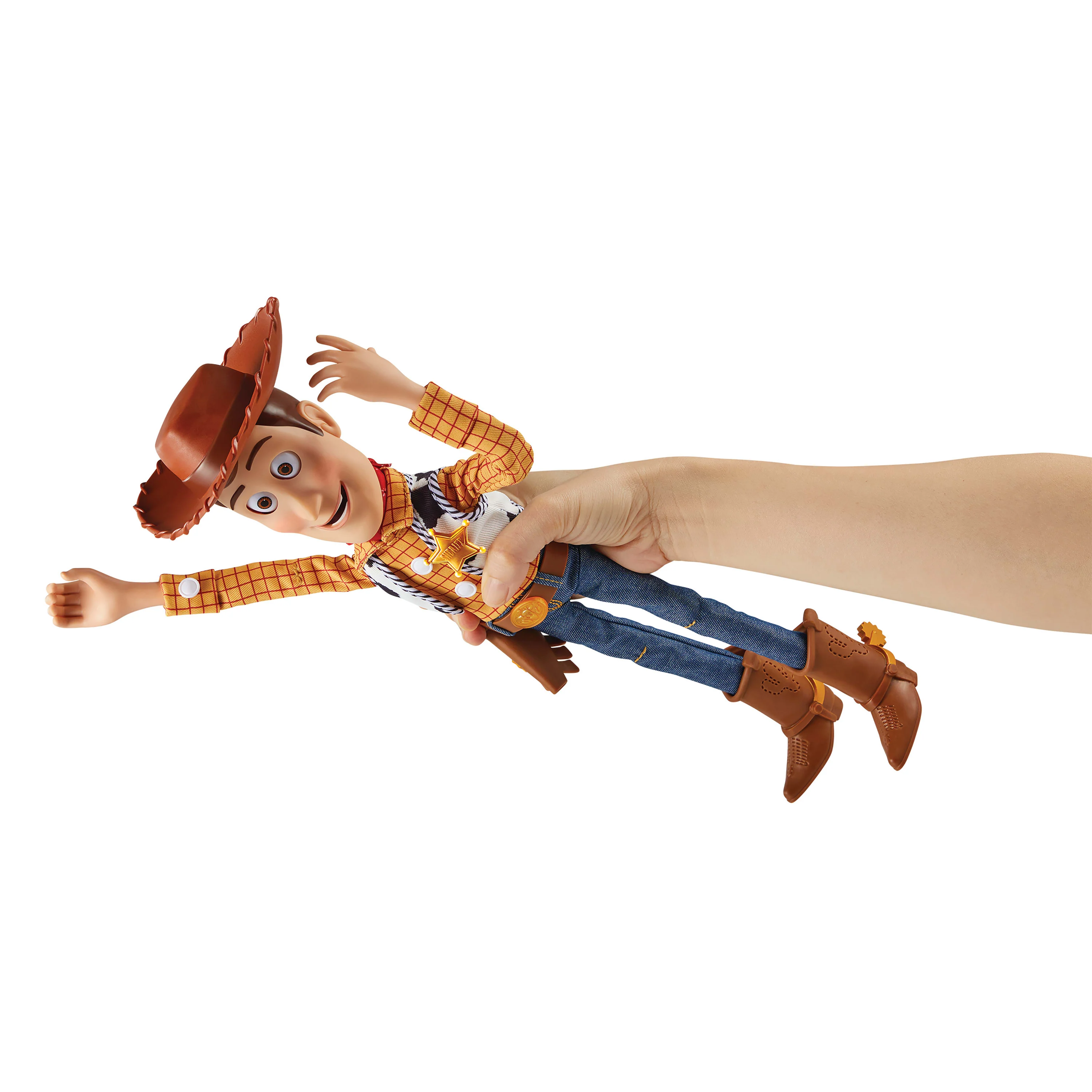 Disney And Pixar Toy Story 5 Ultimate Action Woody Figure, Simple & Animated Mode, 16 Inch Posable - Image 6