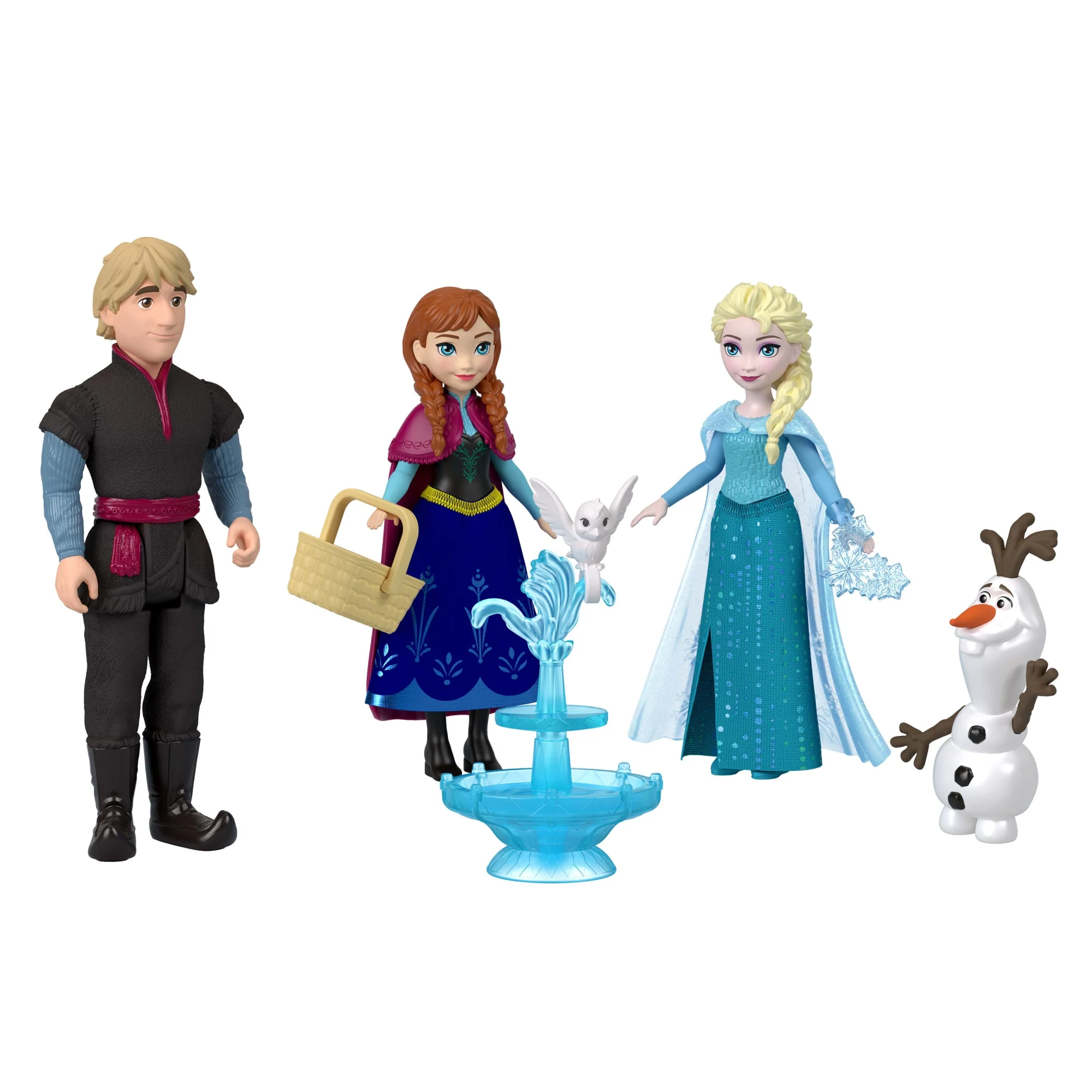 Disney-Coffret La Reine des Neiges Anna et Elsa-Coffret de 4 Poupées