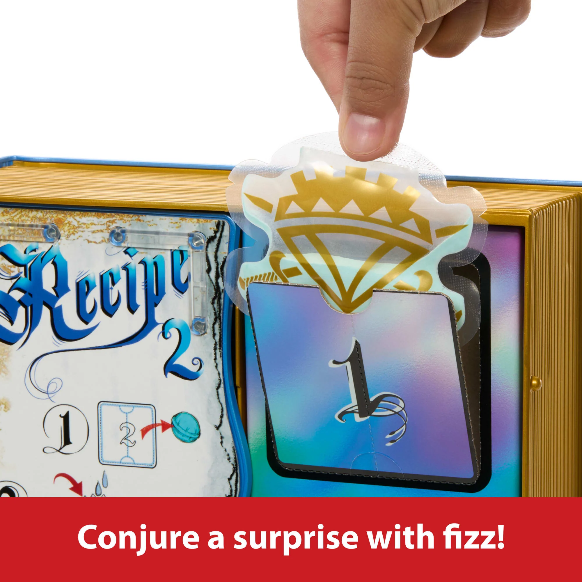 Disney Descendants: The Rise Of Red The Sorcerer's Cookbook With Doll, Fizz, Slime & Doll Reveal Surprises - Image 3