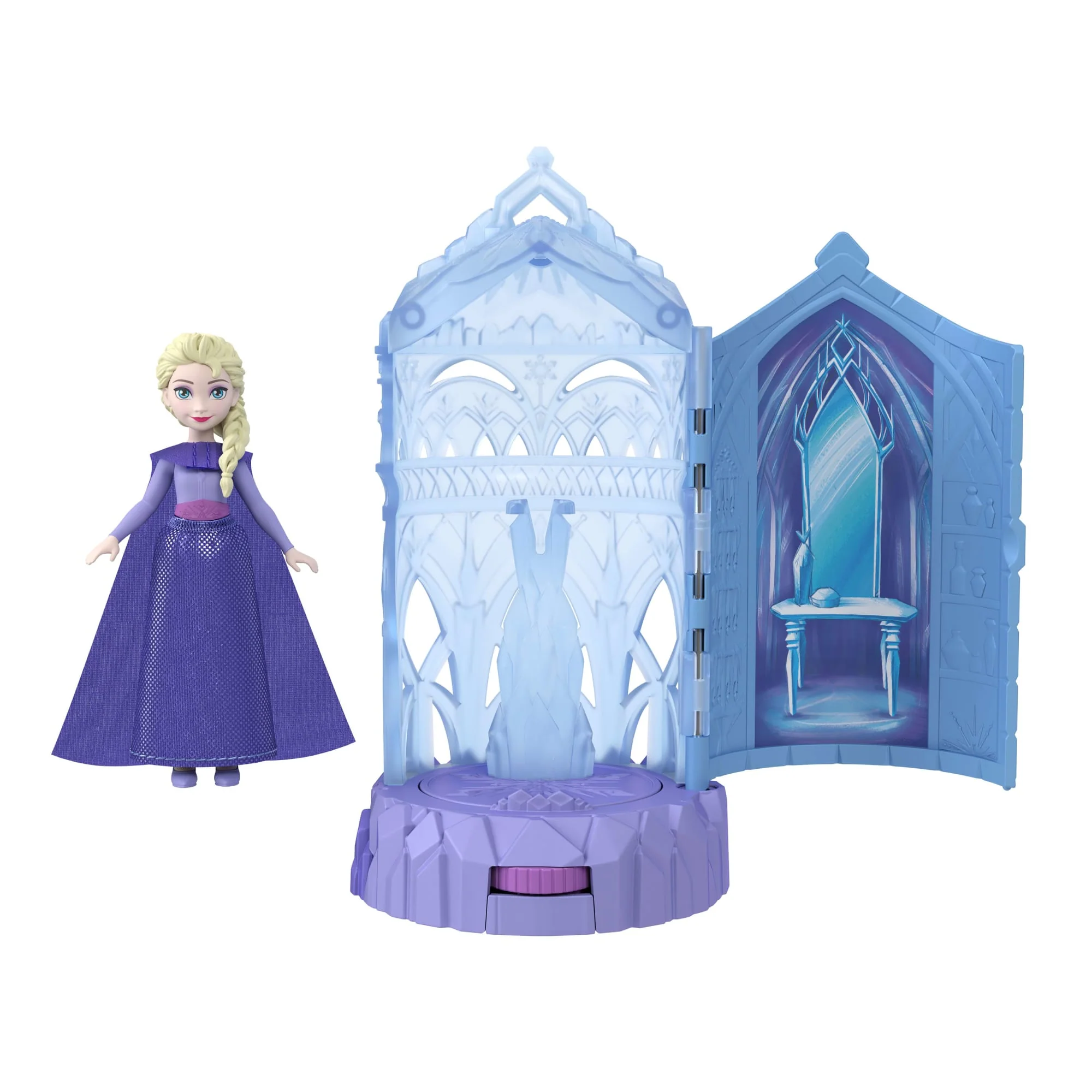Disney Frozen Conjunto de Brinquedo Castelo de Gelo Spin Surprise - Image 4